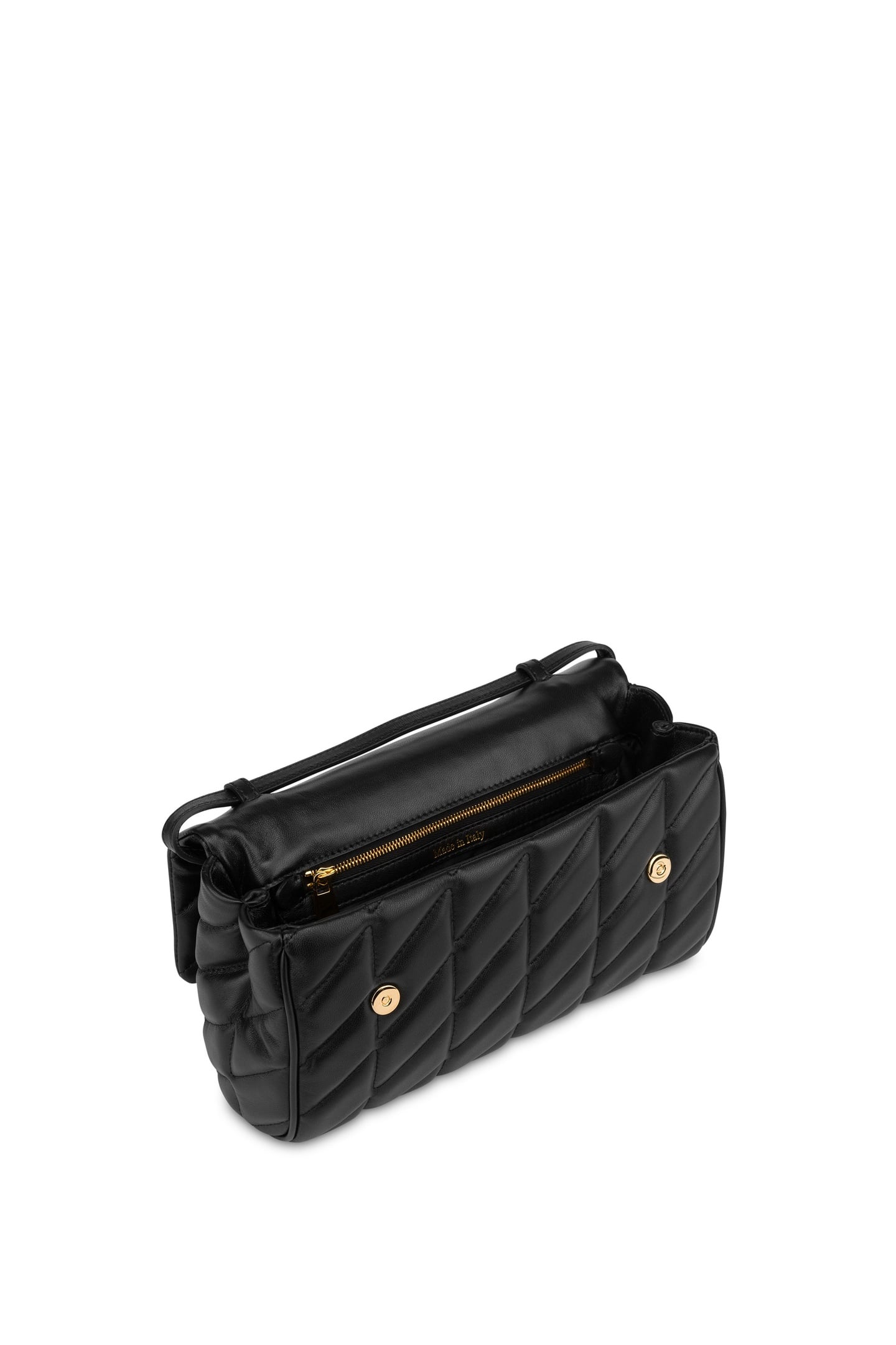 DOUBLE SMILEY® QUILTED SHOULDER BAG BLACK 3