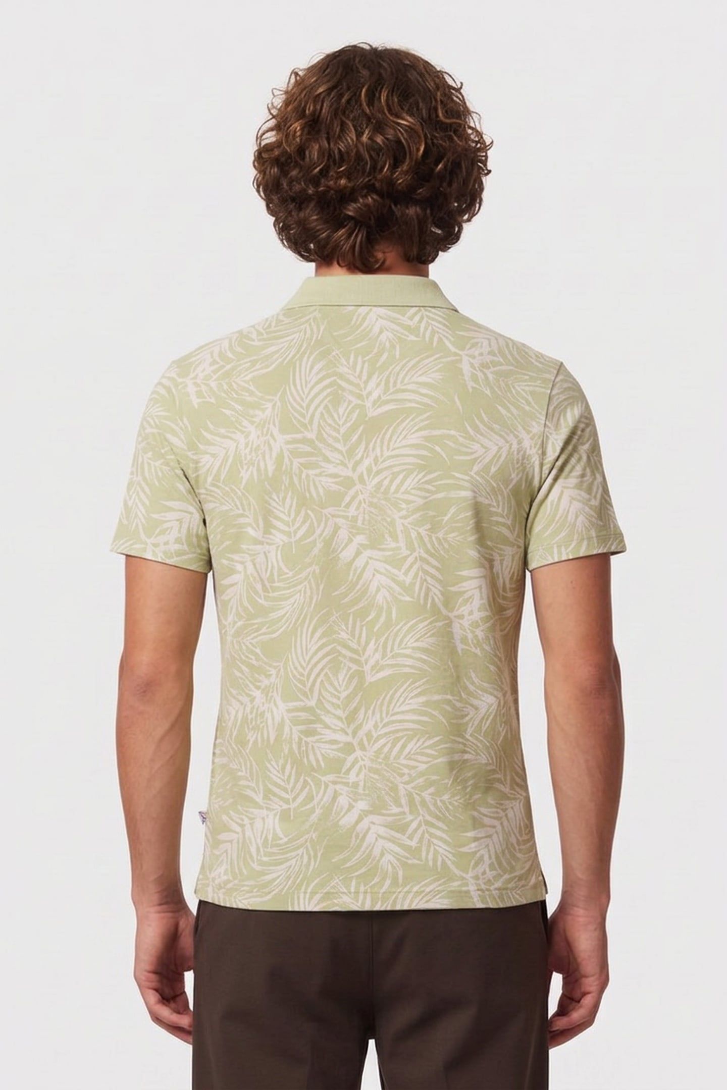 FLOWERS AOP SS POLO VERTIVER LEAF AOP 2