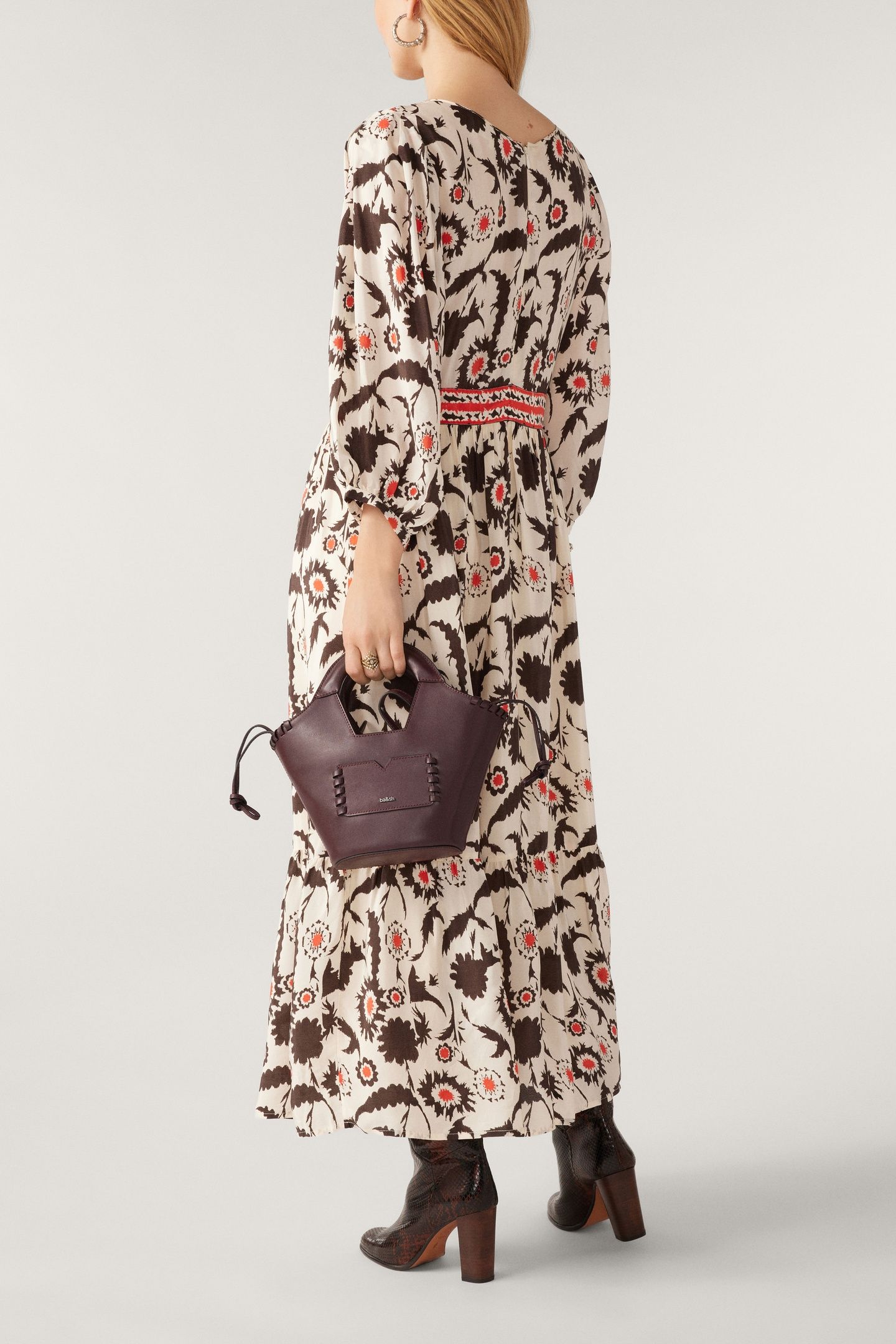 MID-LENGTH DRESS ECRU 2