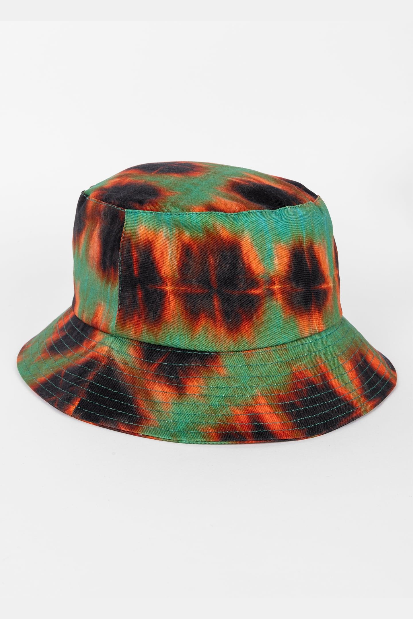 MEN HAT BUCKET SHIBORI BOTTLE GREEN 4
