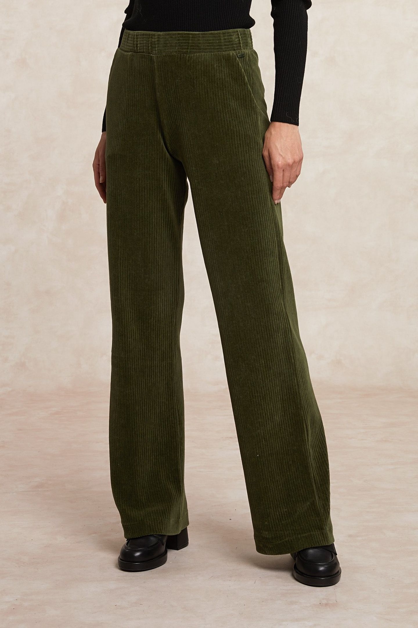 CLASSIC PANT COTE VELOURS GREEN 1