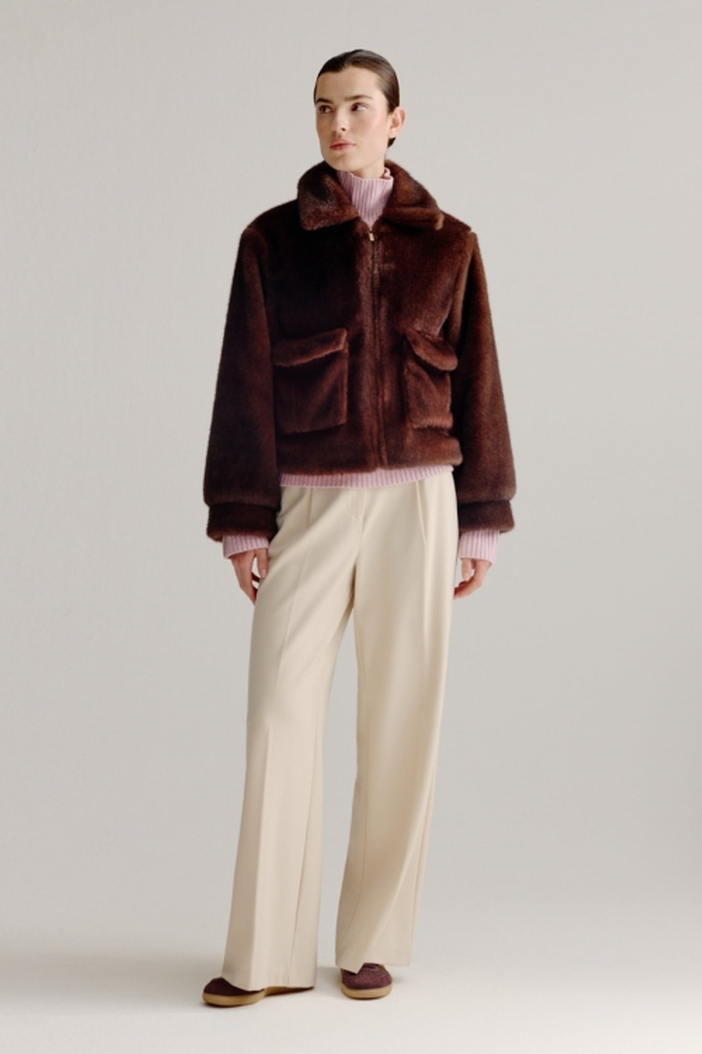 LAURIEN JACKET BROWN 1