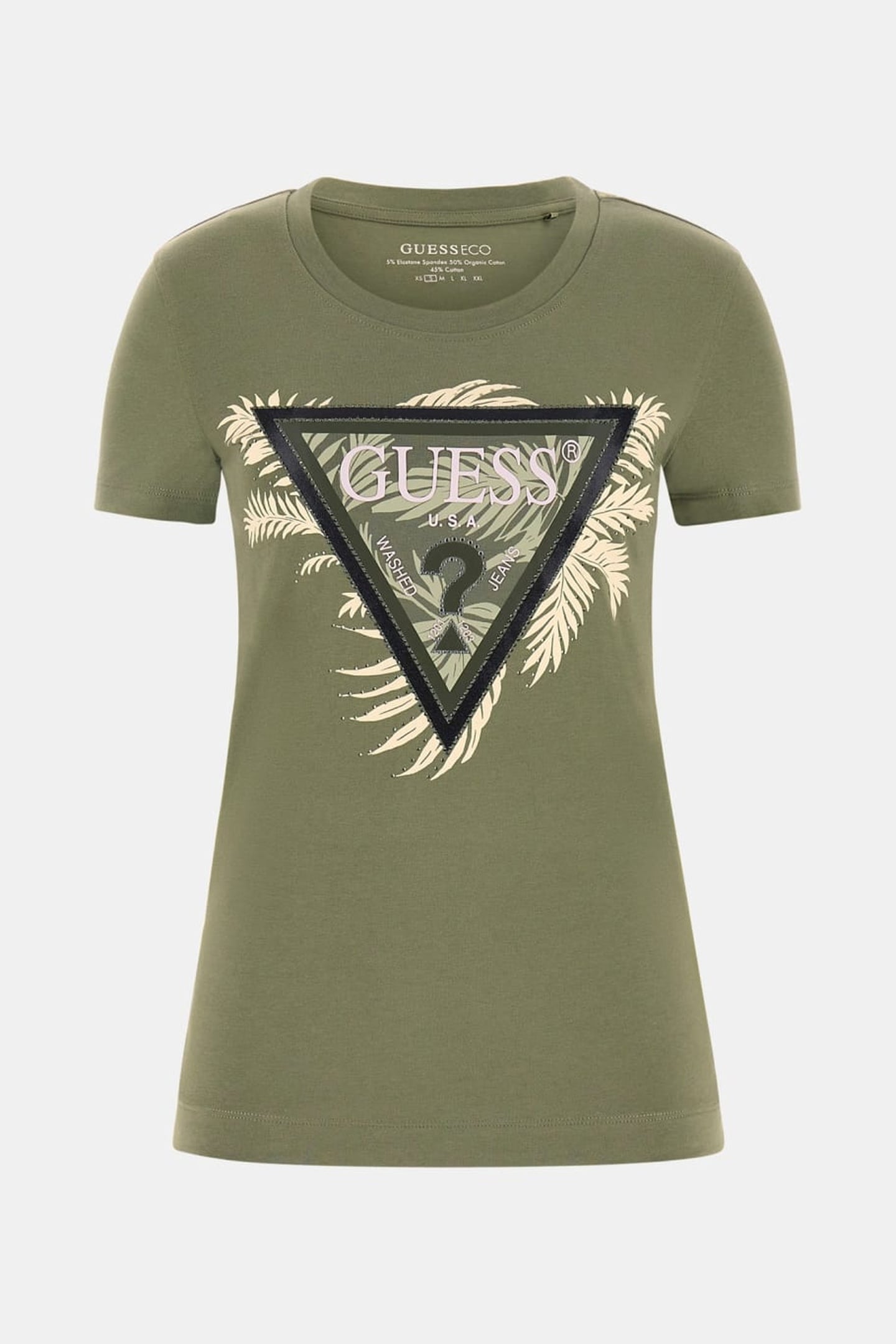 CN SS TRIANGLE PALM LICHEN LEAF GREEN 5