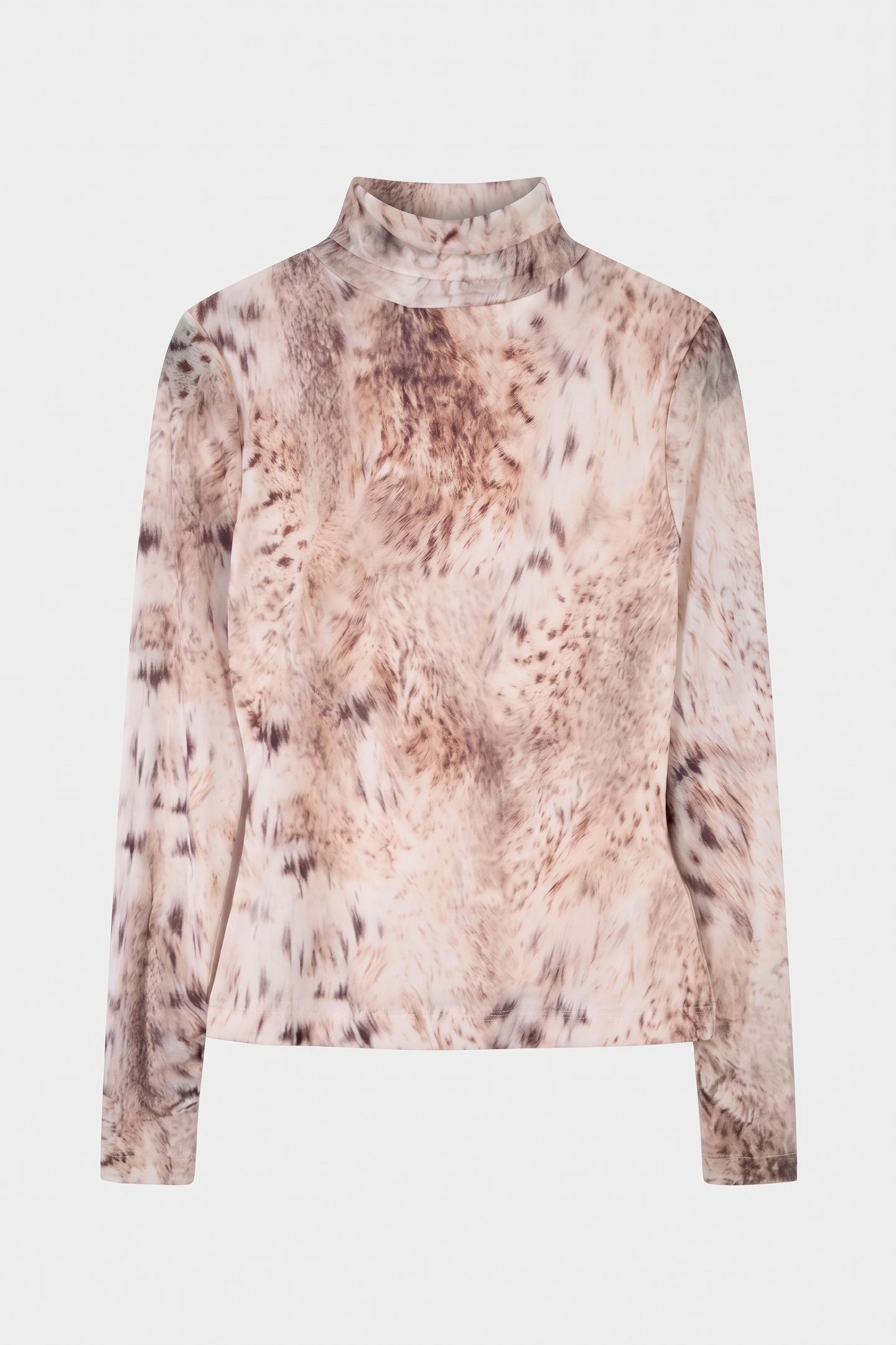 HOLLY TURTLE NECK LS SNOW LYNX 3