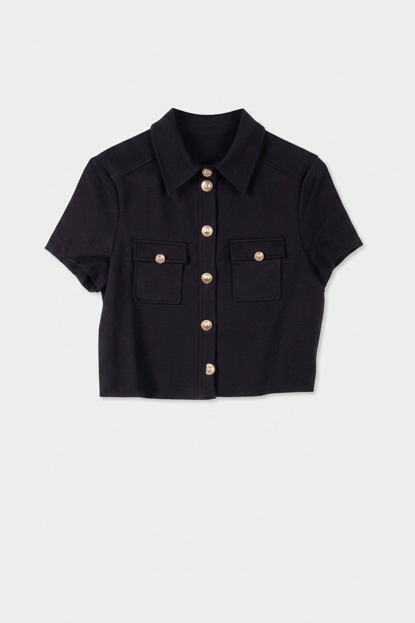 CHRISSY SHORT SLEEVE JET BLACK A996 3