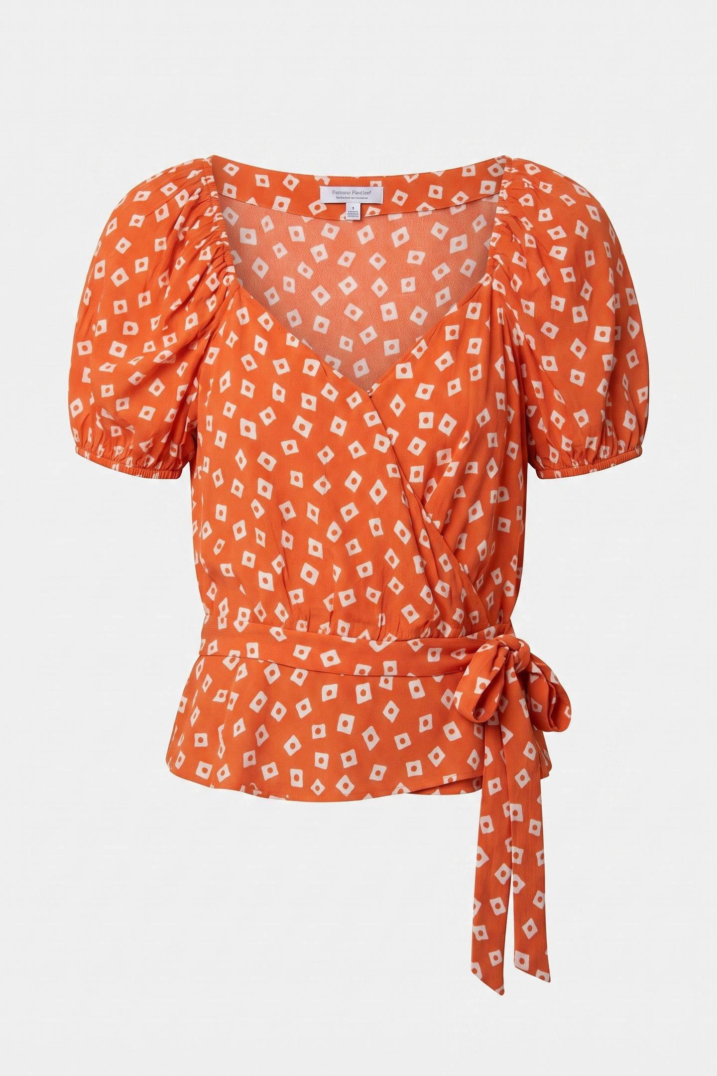 LA KYLE BLOUSE ORANGE 3