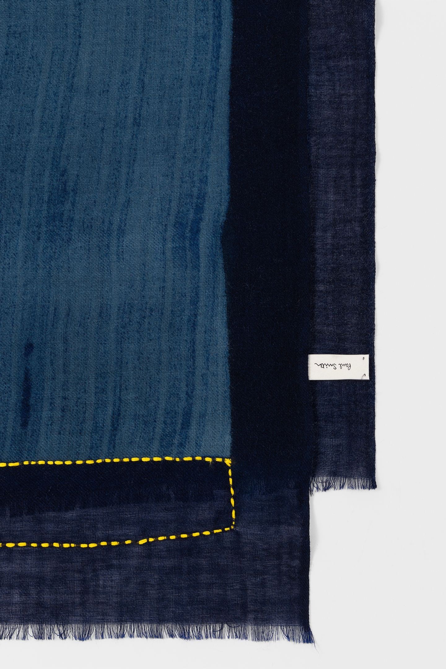 MEN SCARF COLOUR BLOCK NAVY 6