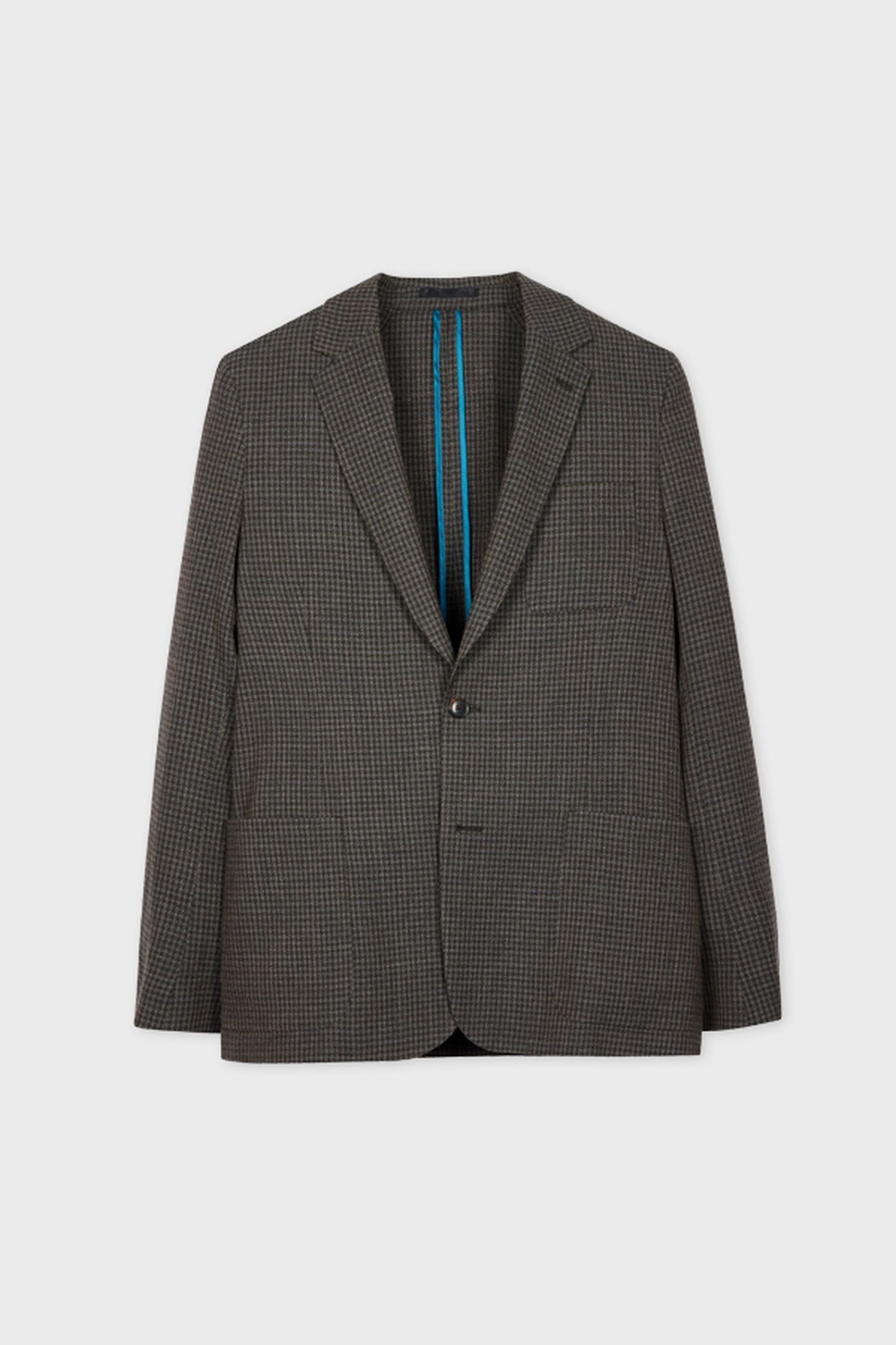 MENS 2 BUTTON JACKET PETROL GREEN 1