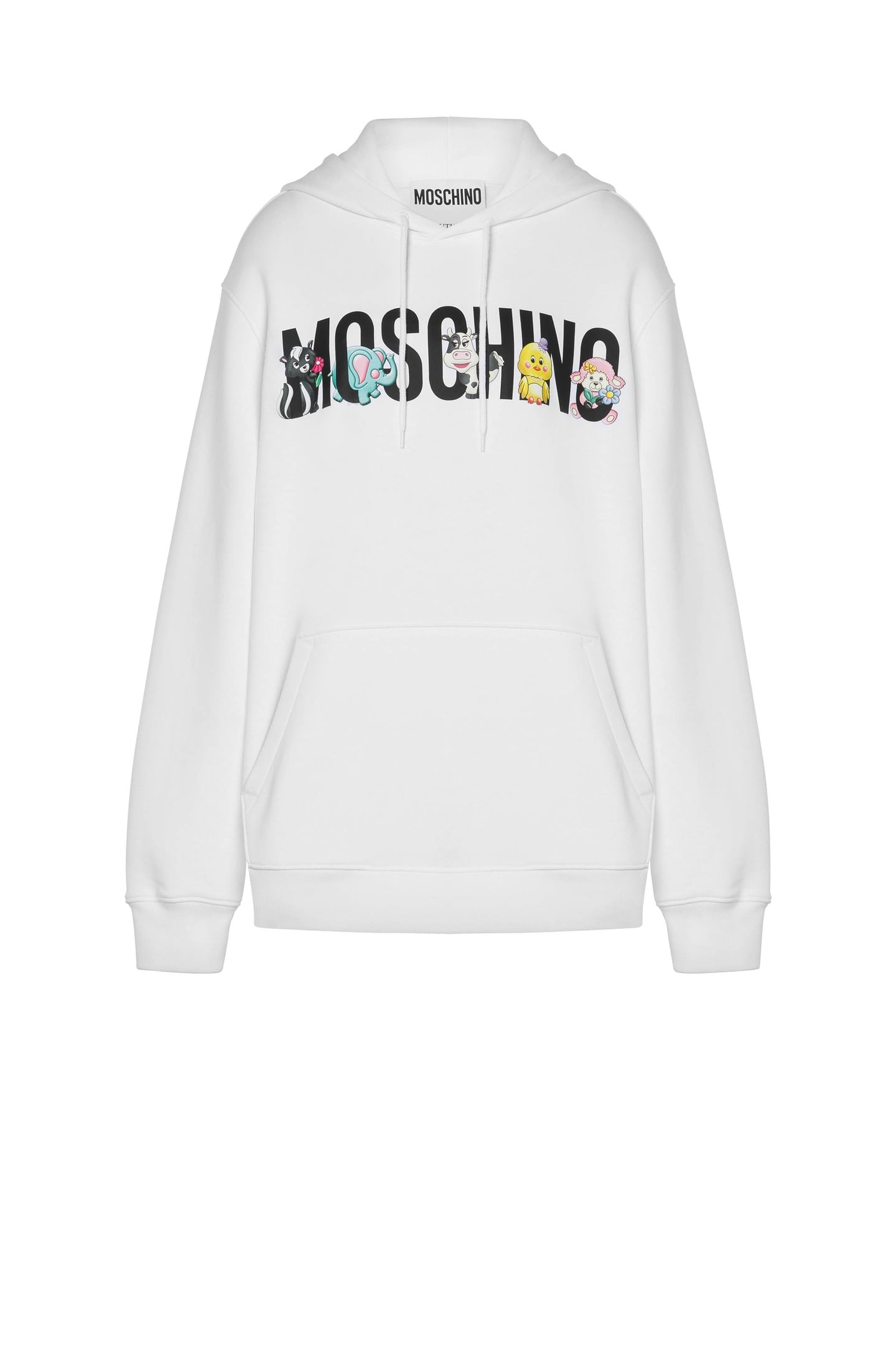 CALICO ANIMALS LOGO HOODIE WHITE 3