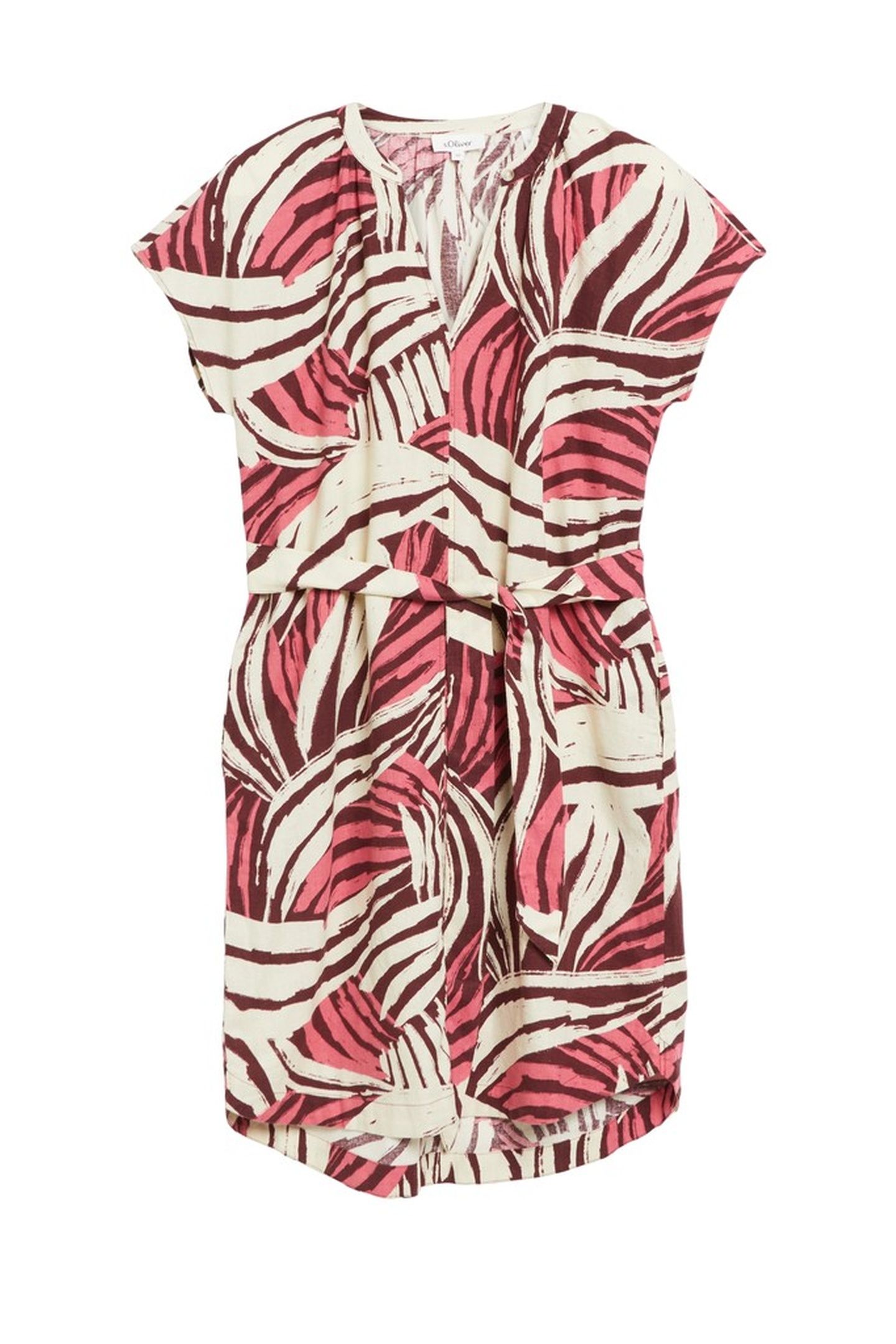 S.OLIVER DRESSES PINK BURGUNDY 4