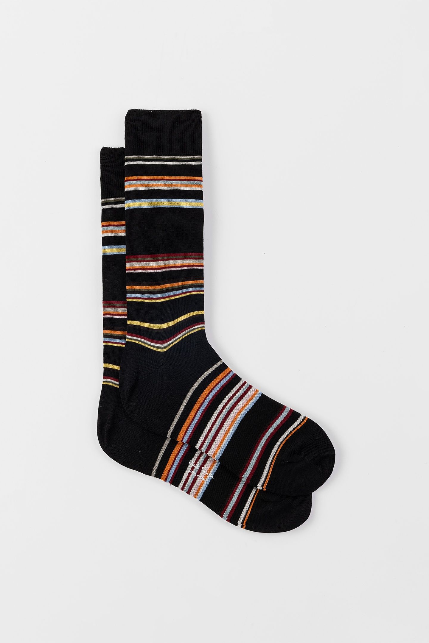 MEN SOCK FLAVIO SIGNATURE BLACK 5