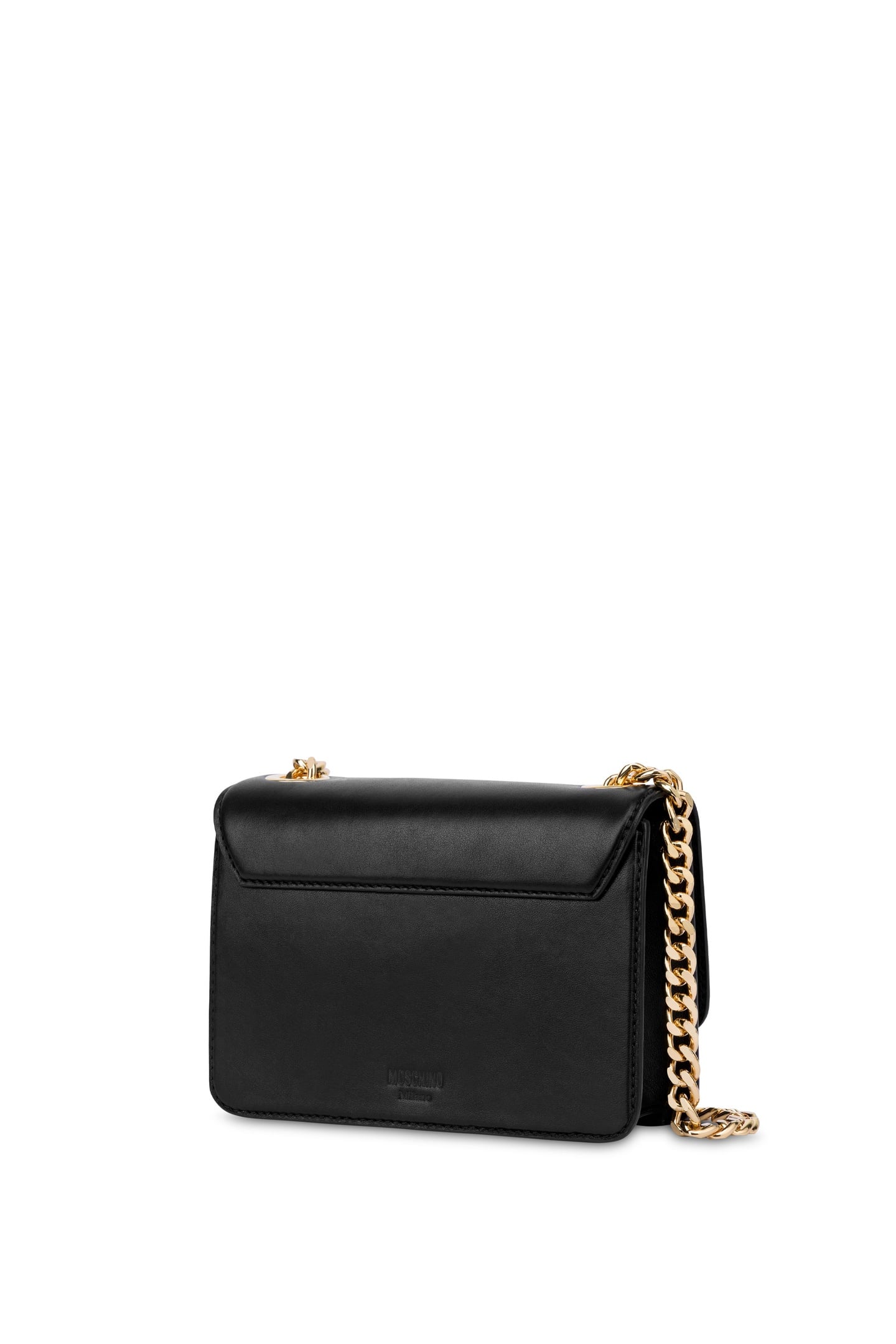 INFLATABLE HEART CALFSKIN SHOULDER BAG BLACK 3