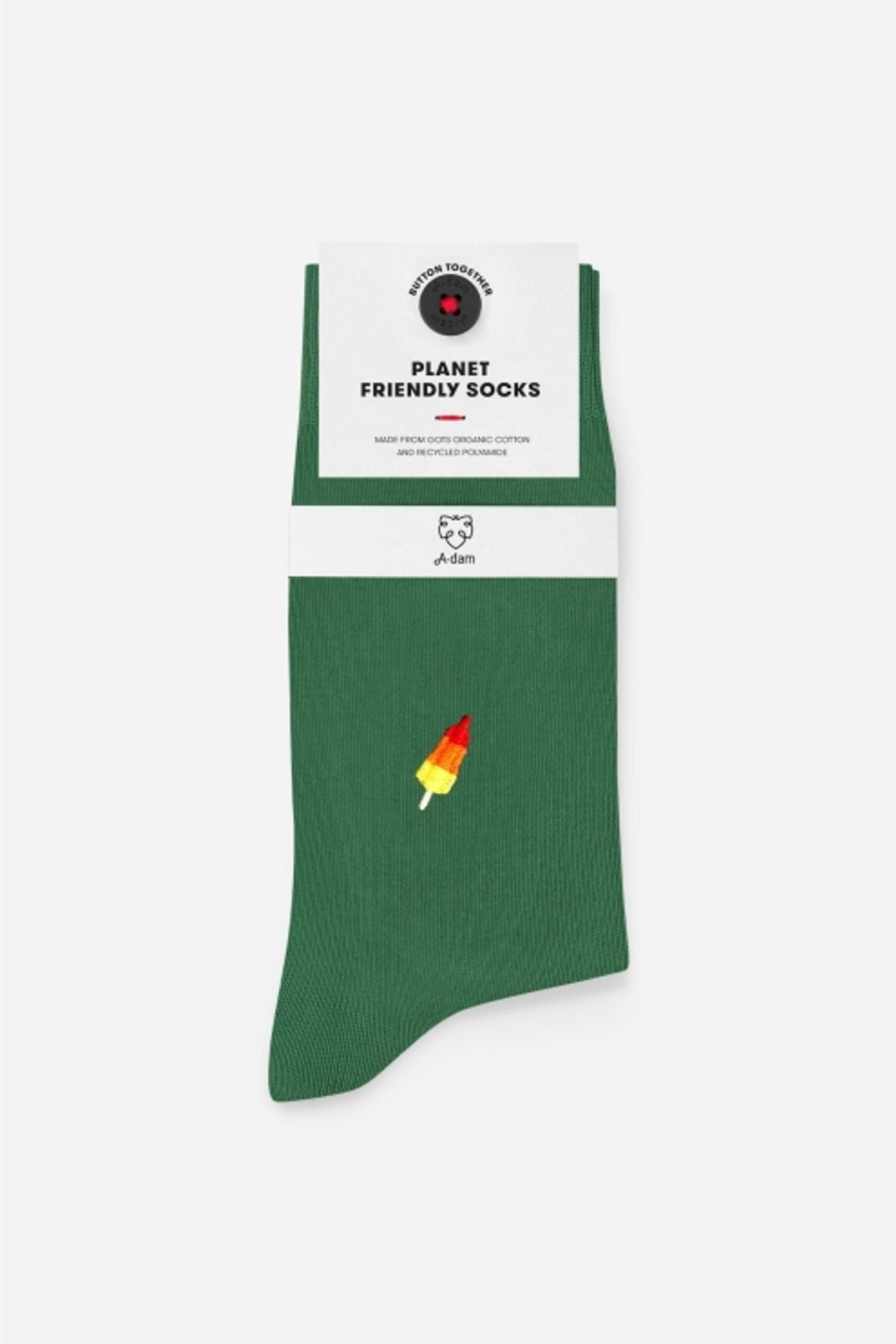 A-DAM 3-PACK CASUAL SOCKS MALE ADAM V2 SMOKE PINE 3