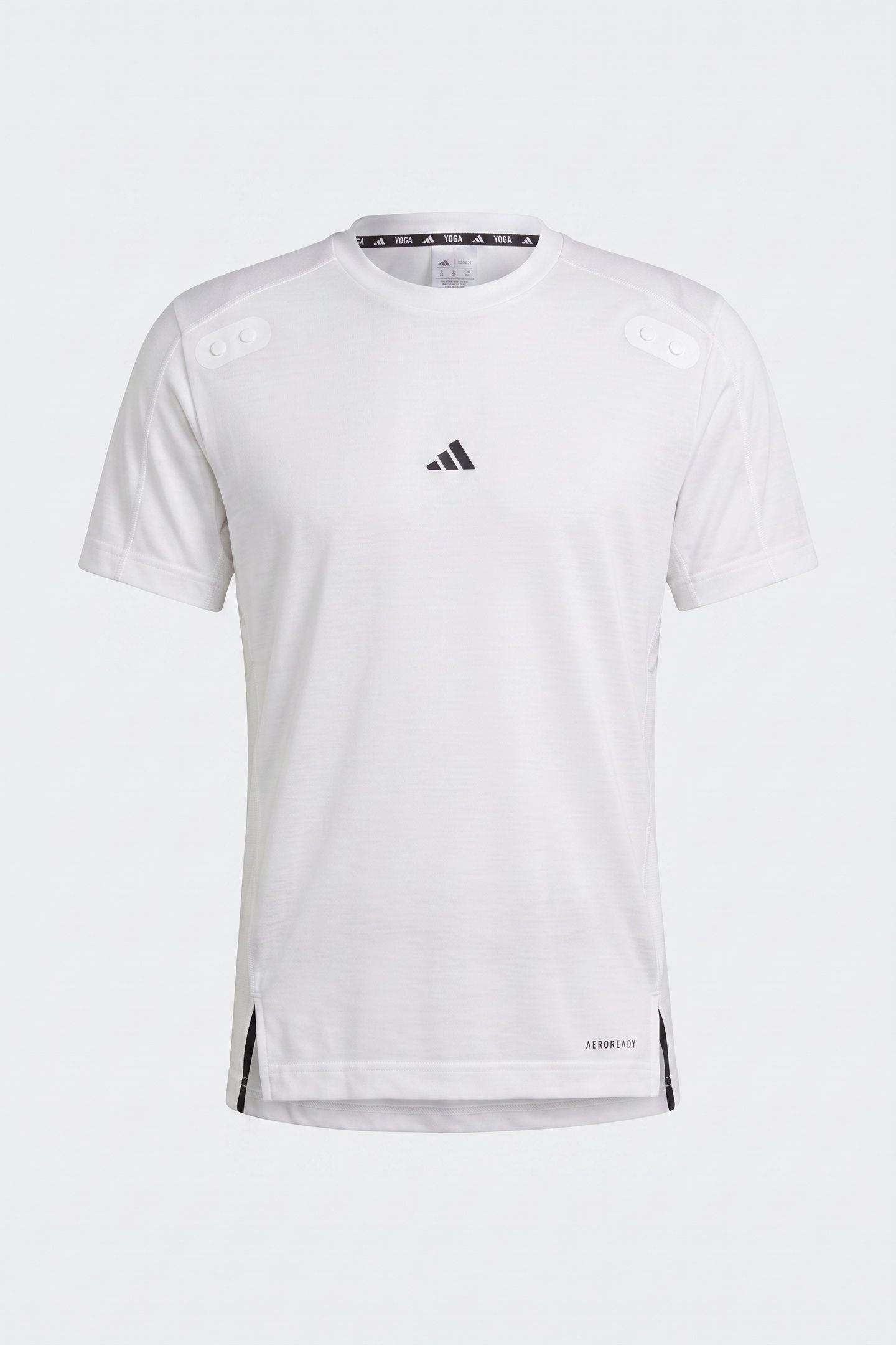 UNISEX PERFORMANCE YOGA PREMIUM TRAINING T-SHIRT WHITE 6