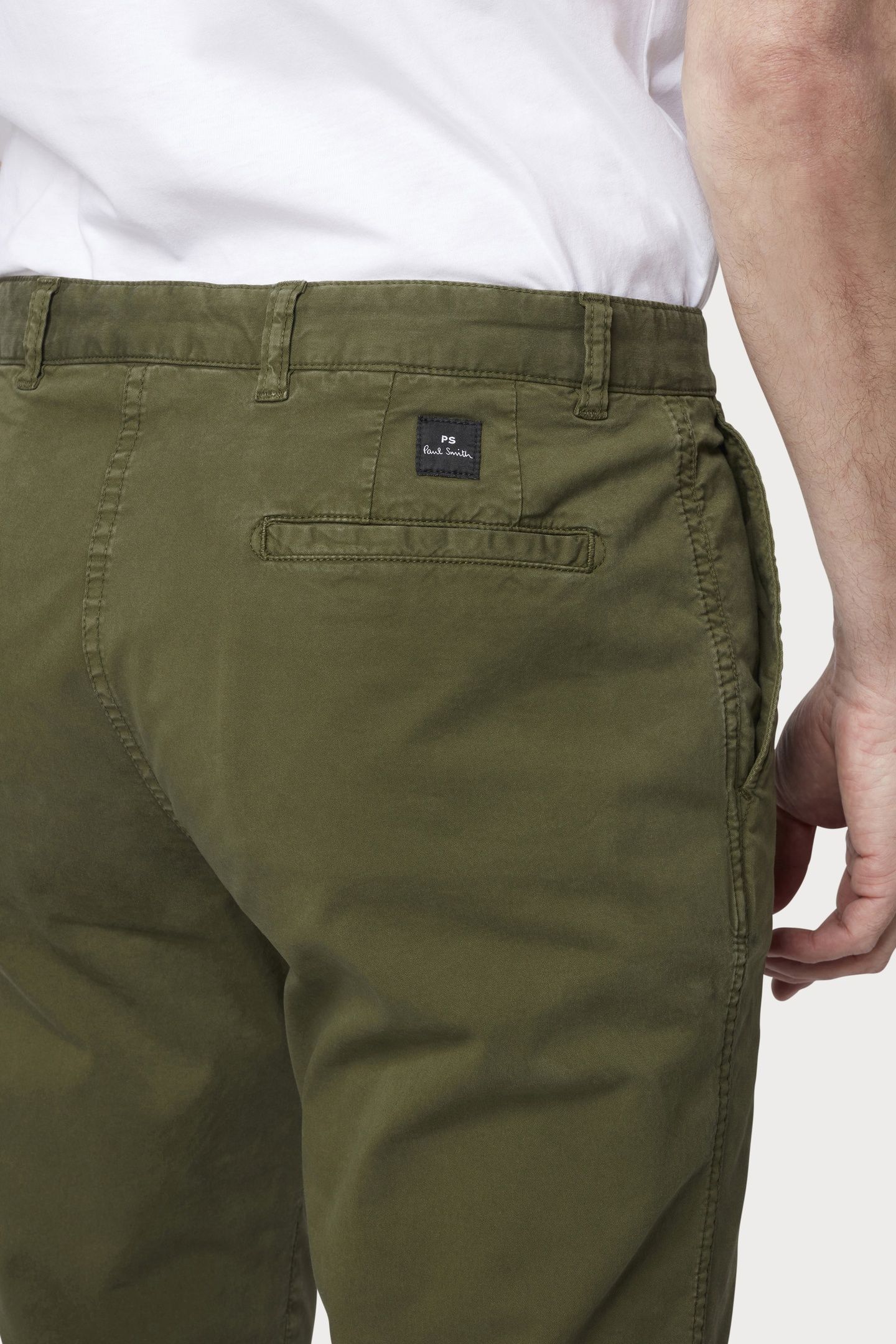 MENS MID FIT CHINO BOTTLE_GREEN 3