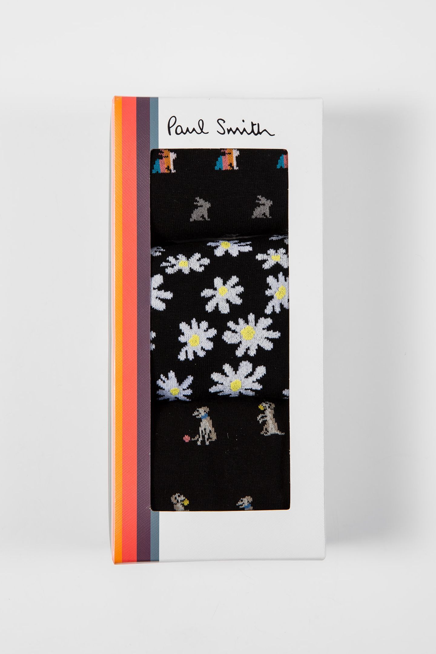 MEN SOCK 3 PACK BLACK BLACK 2