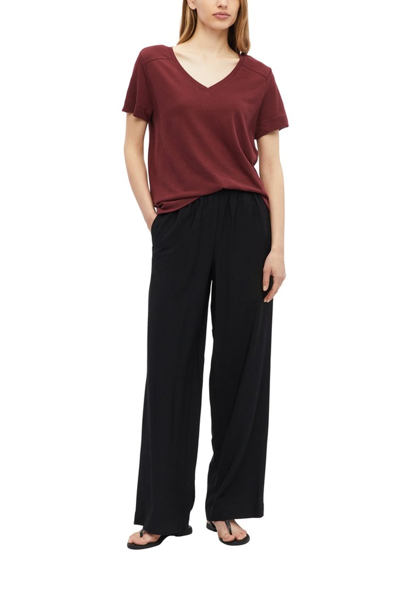 S.OLIVER T-SHIRTS BURGUNDY 2