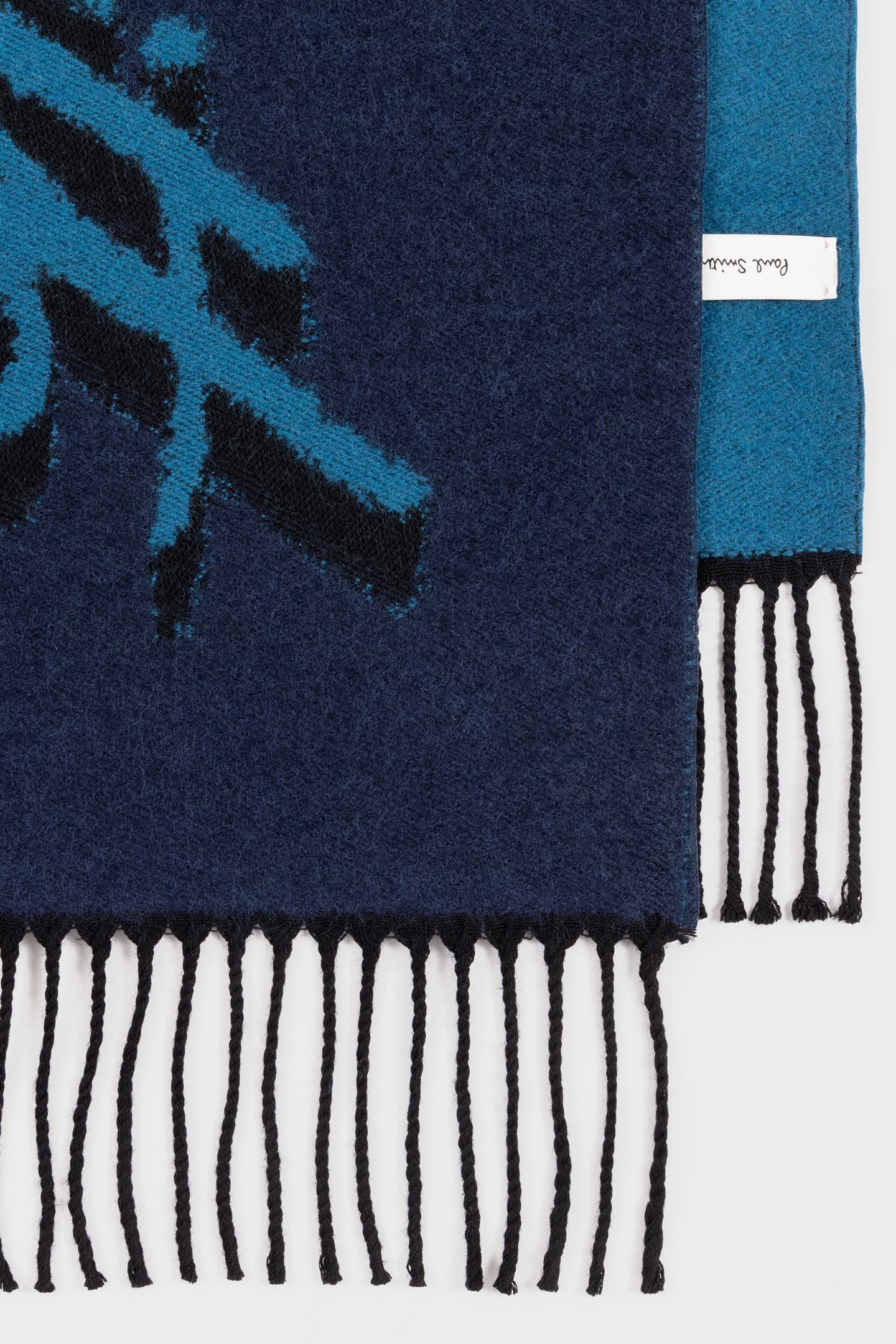 MEN SCARF LOGO JACQUARD NAVY 2