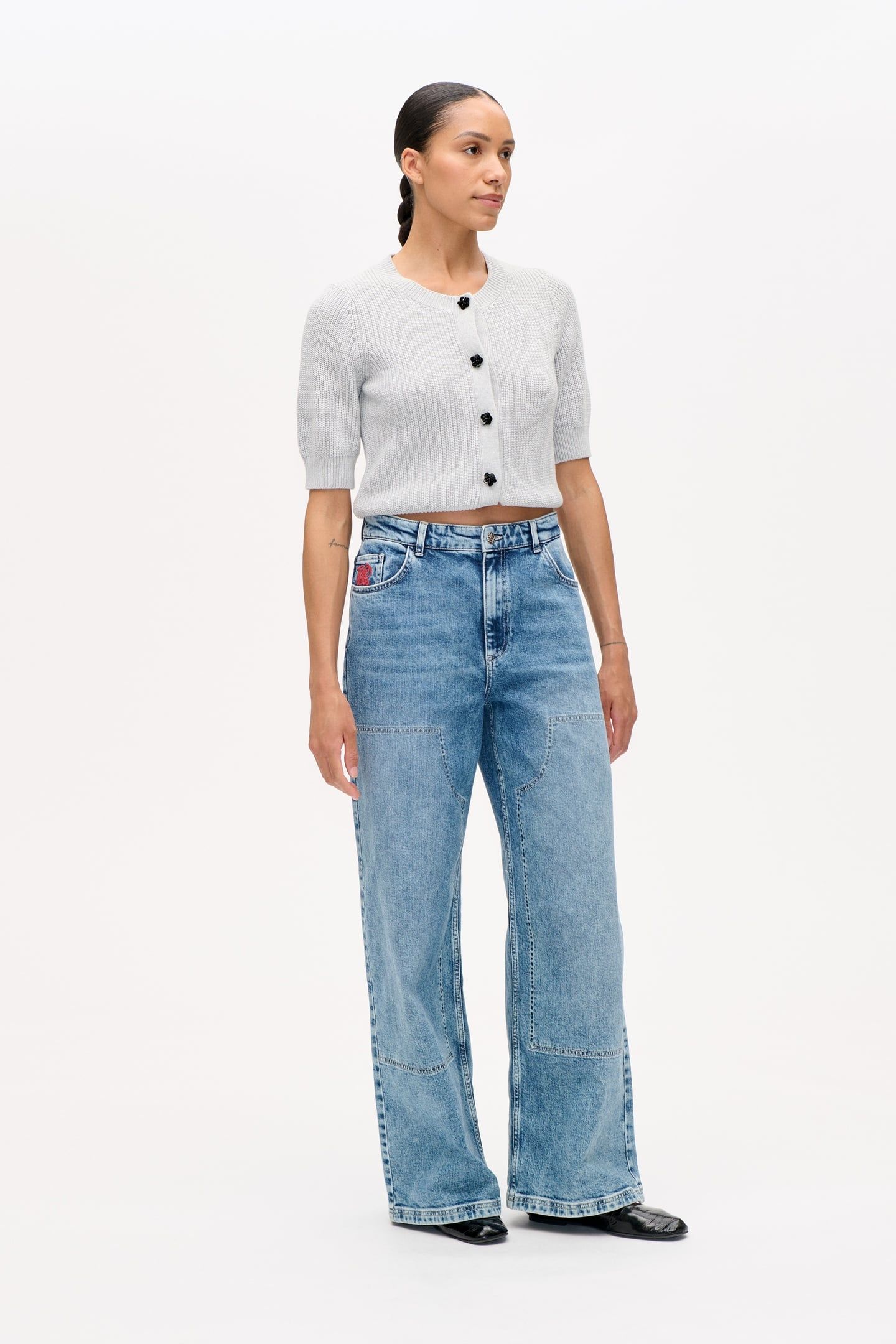 NAMRA JEANS LIGHT DENIM WASH 1