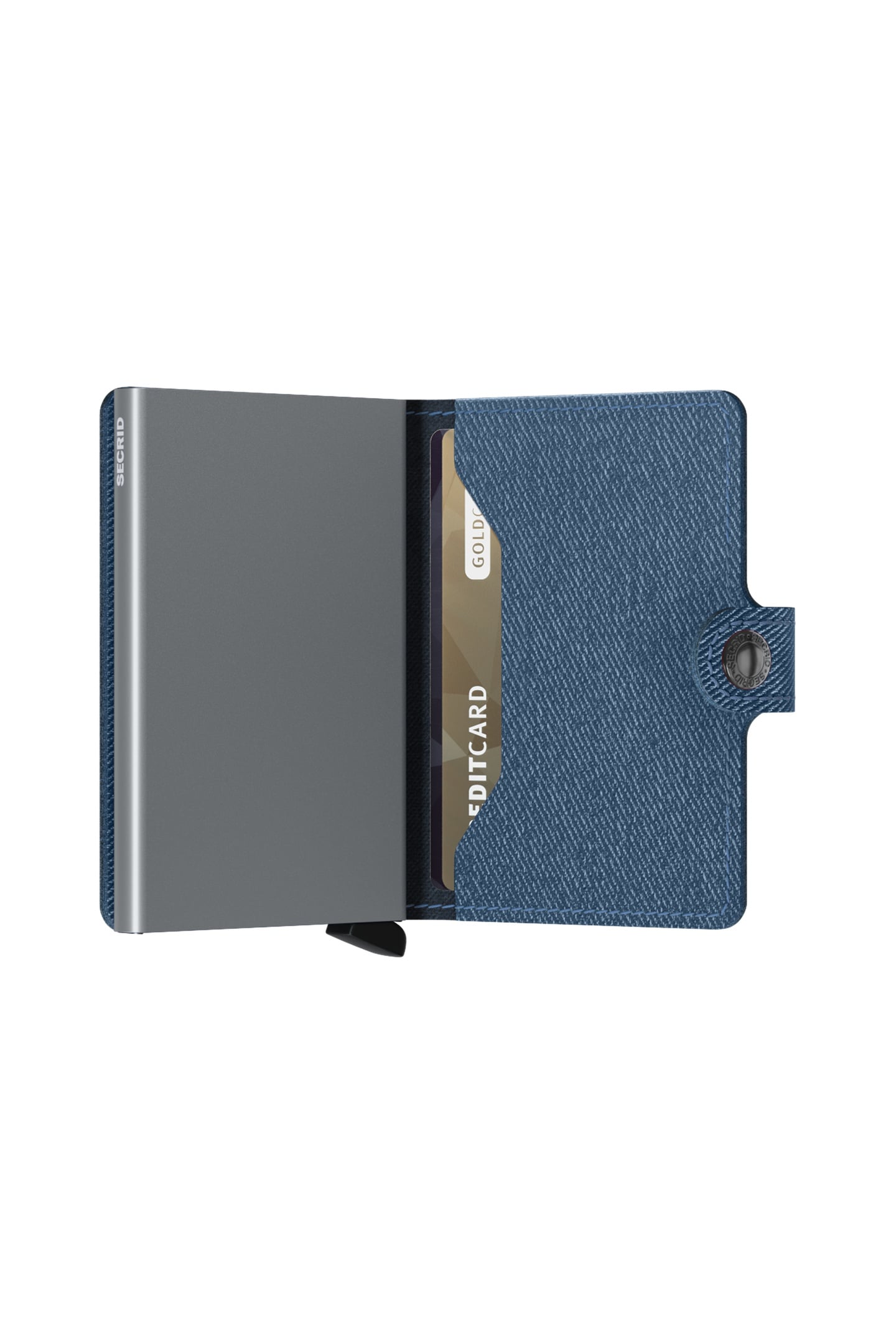 UNISEX MINIWALLET TWIST JEANS BLUE 3