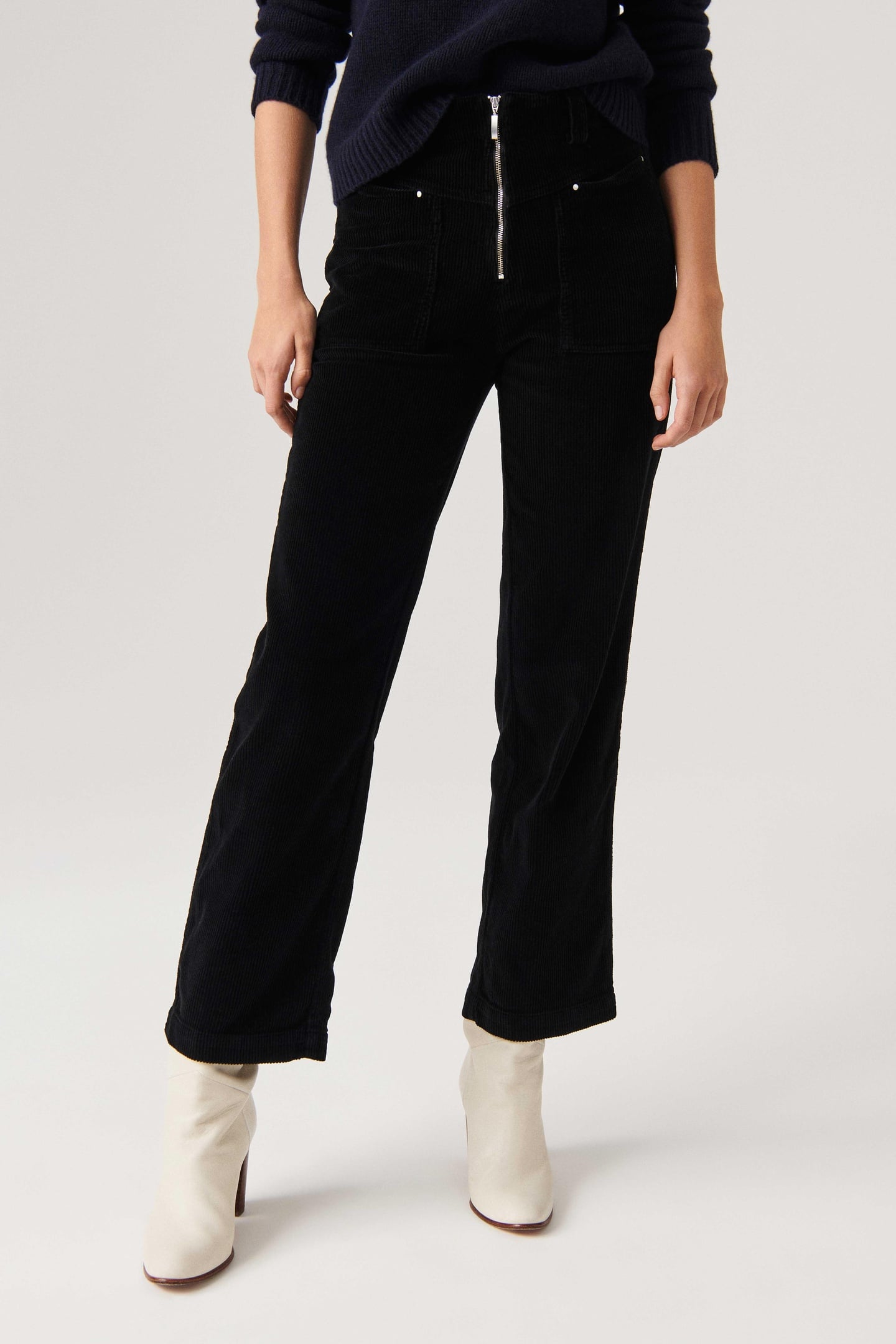 FLARE TROUSERS BLACK 1