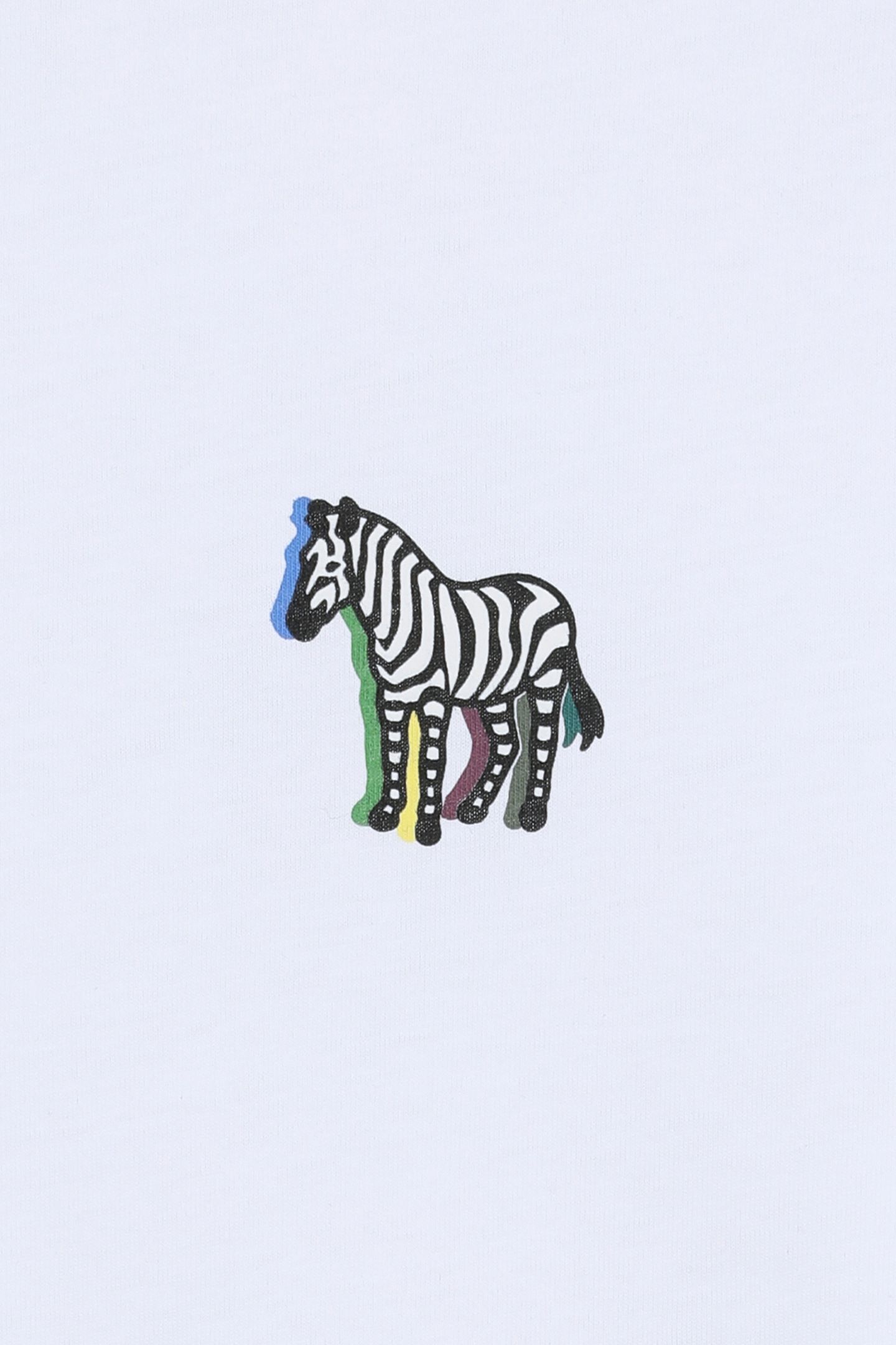 MENS REG FIT SS T SHIRT ZEBRA PUFF WHITE 8