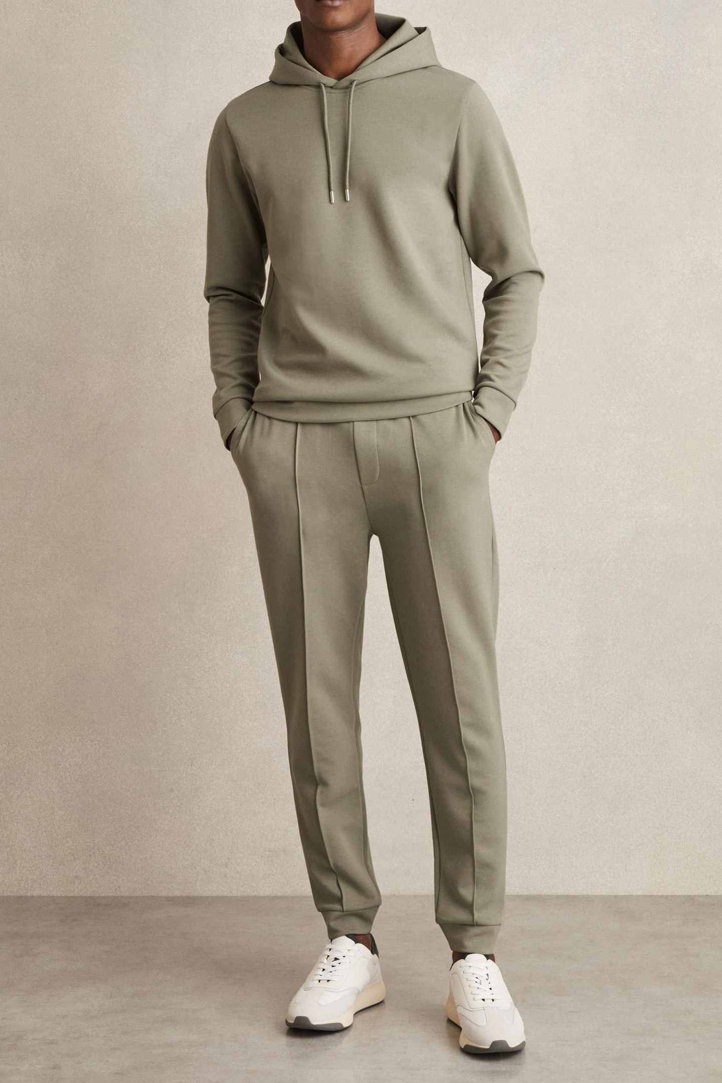 LS INTERLOCK HOODY SAGE 3