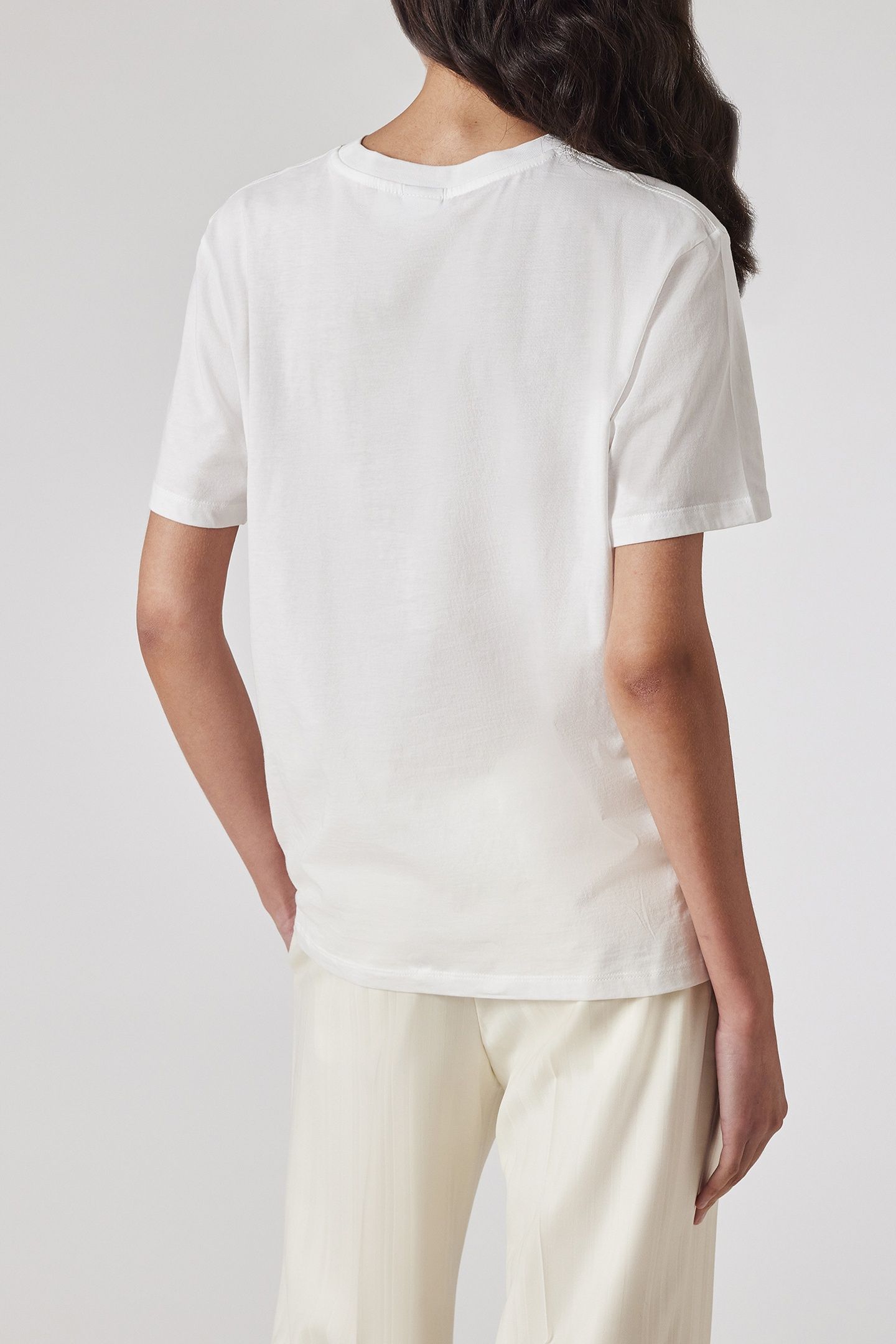 WOMENS FLOWER T-SHIRT WHITE 3