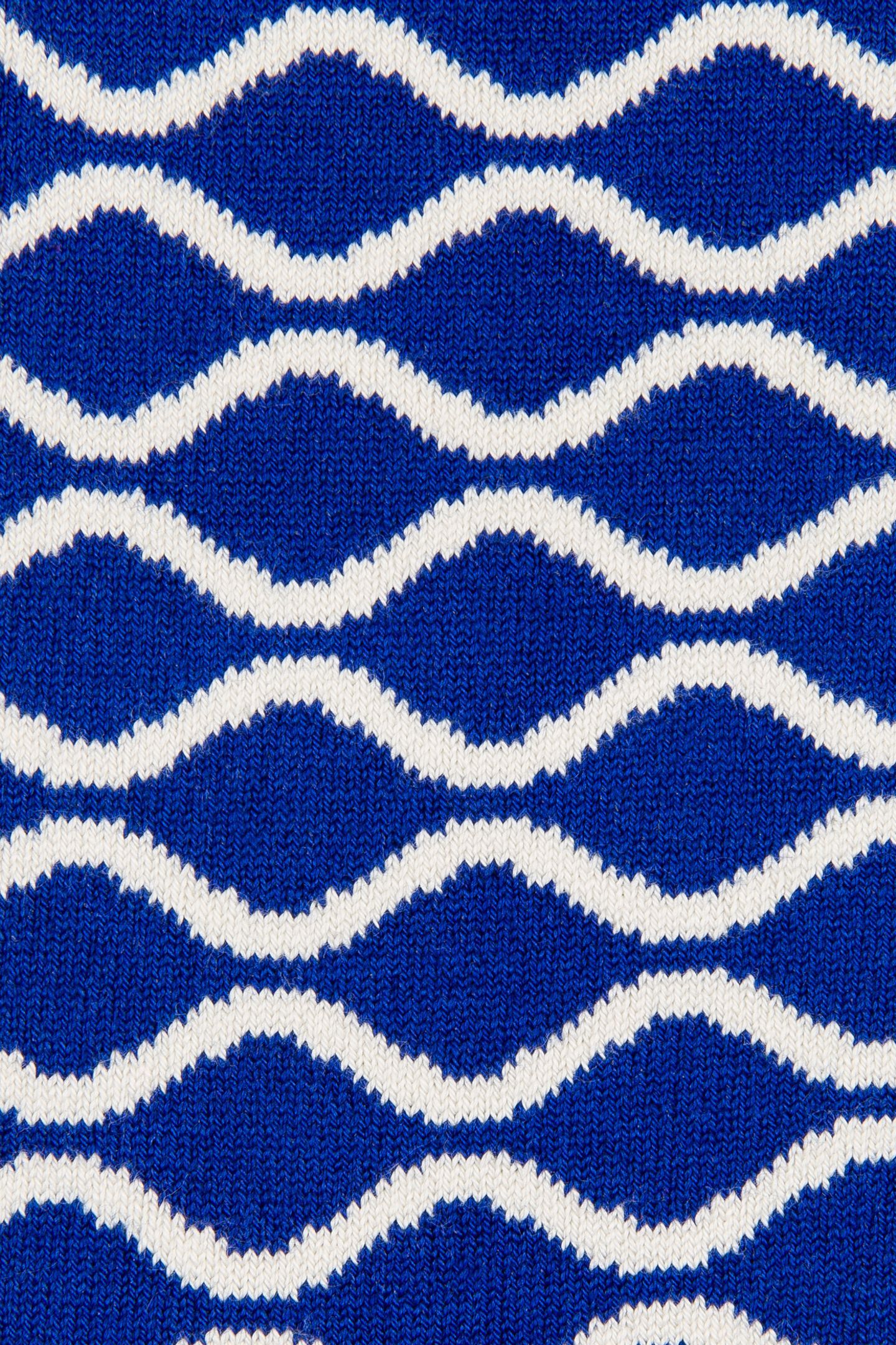 MEN SOCK WAVY COBALT BLUE 4
