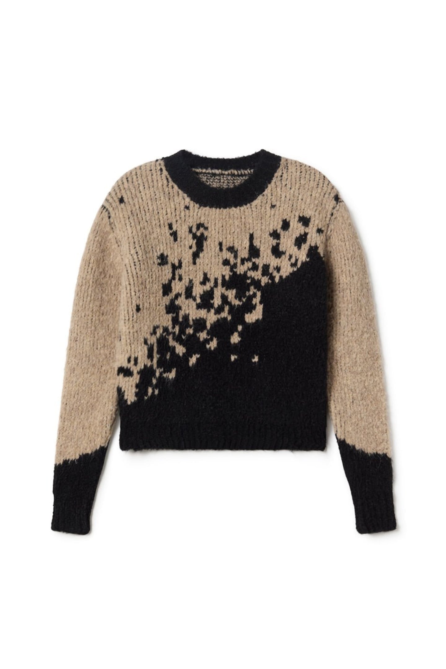 KYTHIRA KNIT BEIGE & BLACK 2