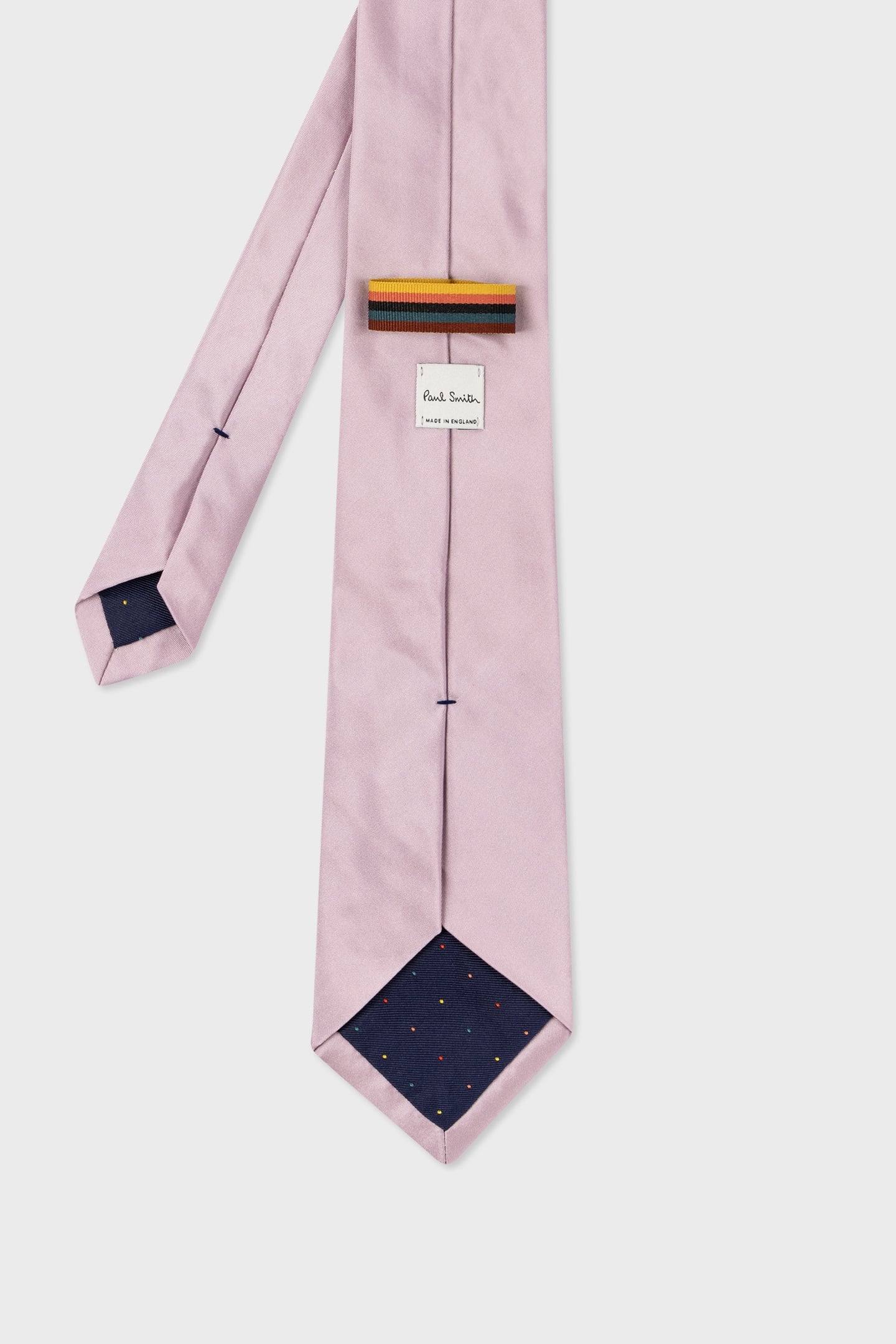 MEN TIE PLAIN SILK NEW PINK 5