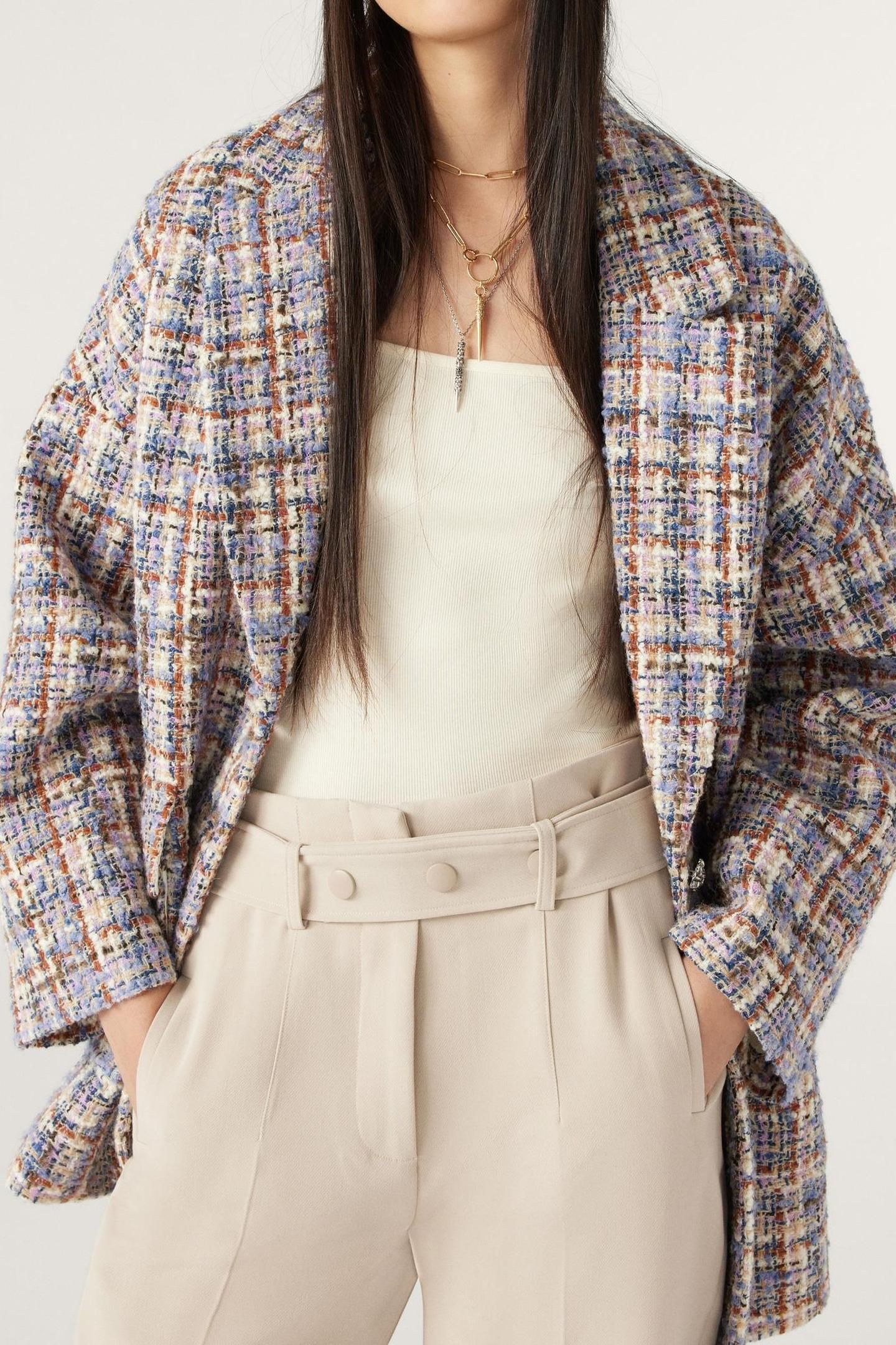 MID-LENGTH COAT MULTICO 5
