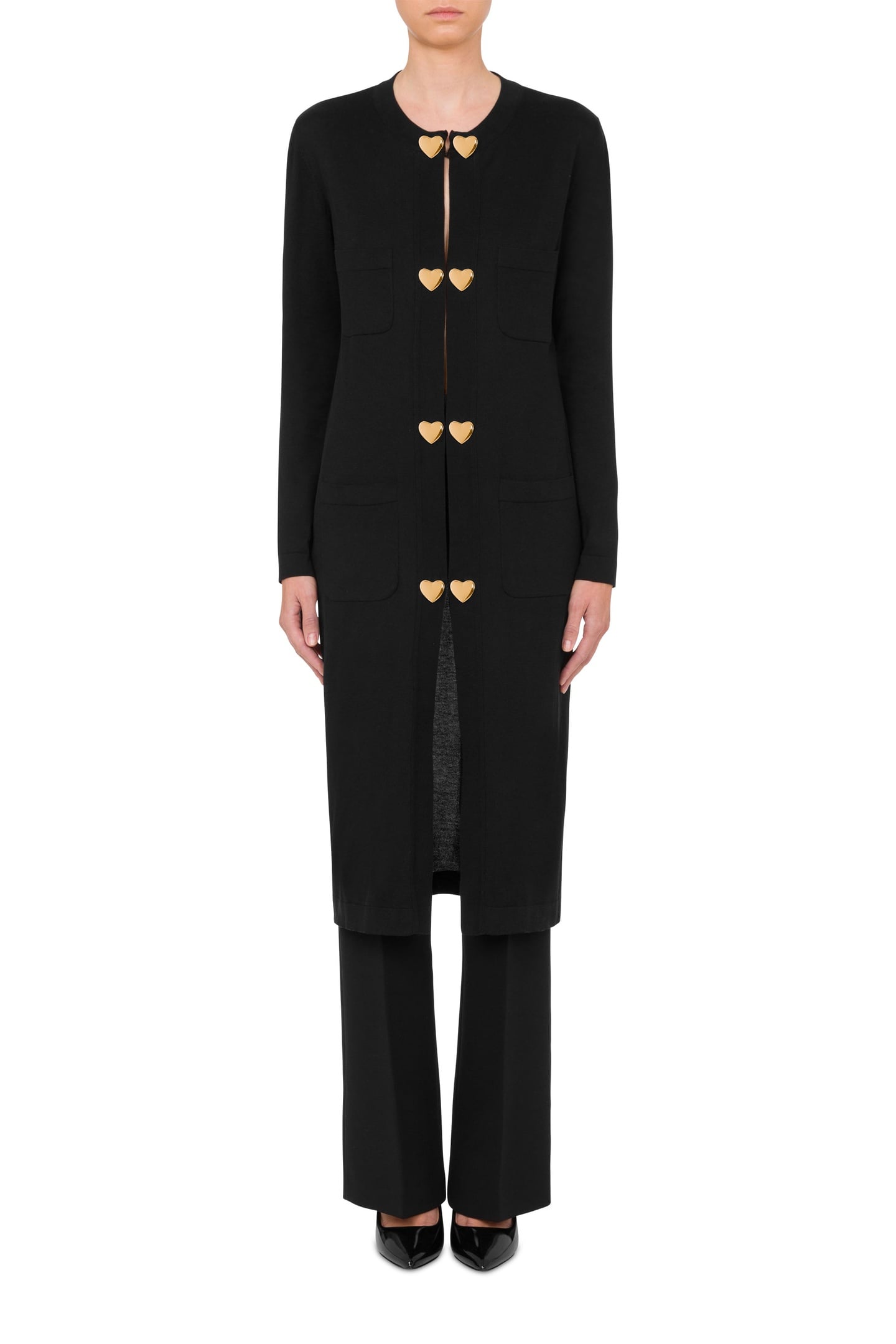 KNITTED JACKET BLACK 1