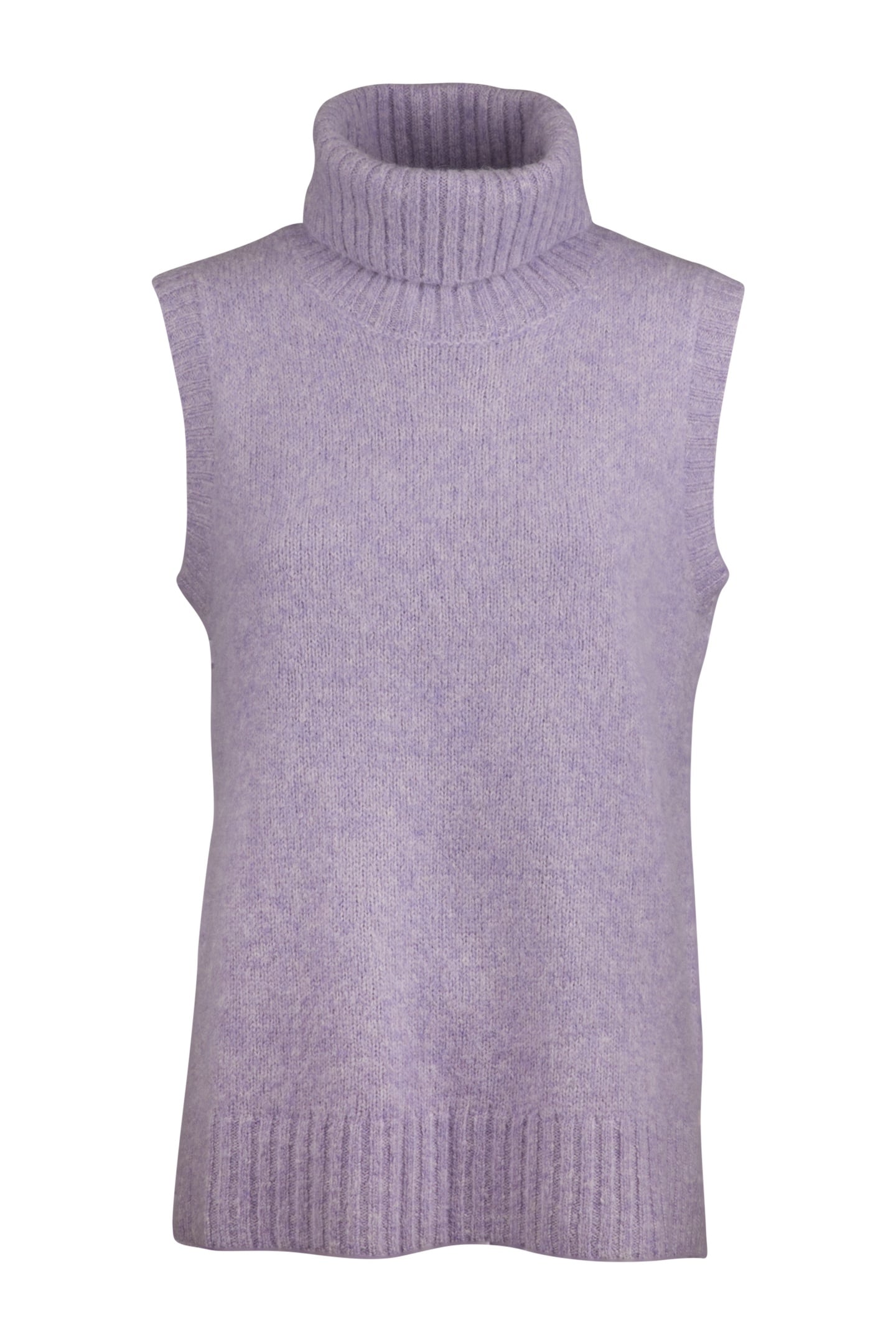 GEORGETTE KNIT VEST PURPLE 1