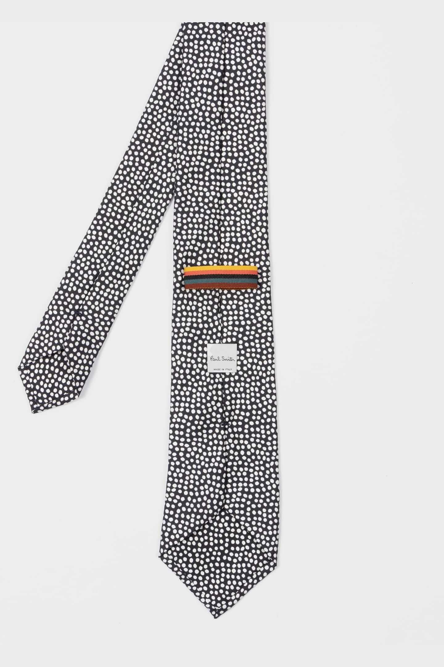 MEN TIE POLKA DOT BLACK 2