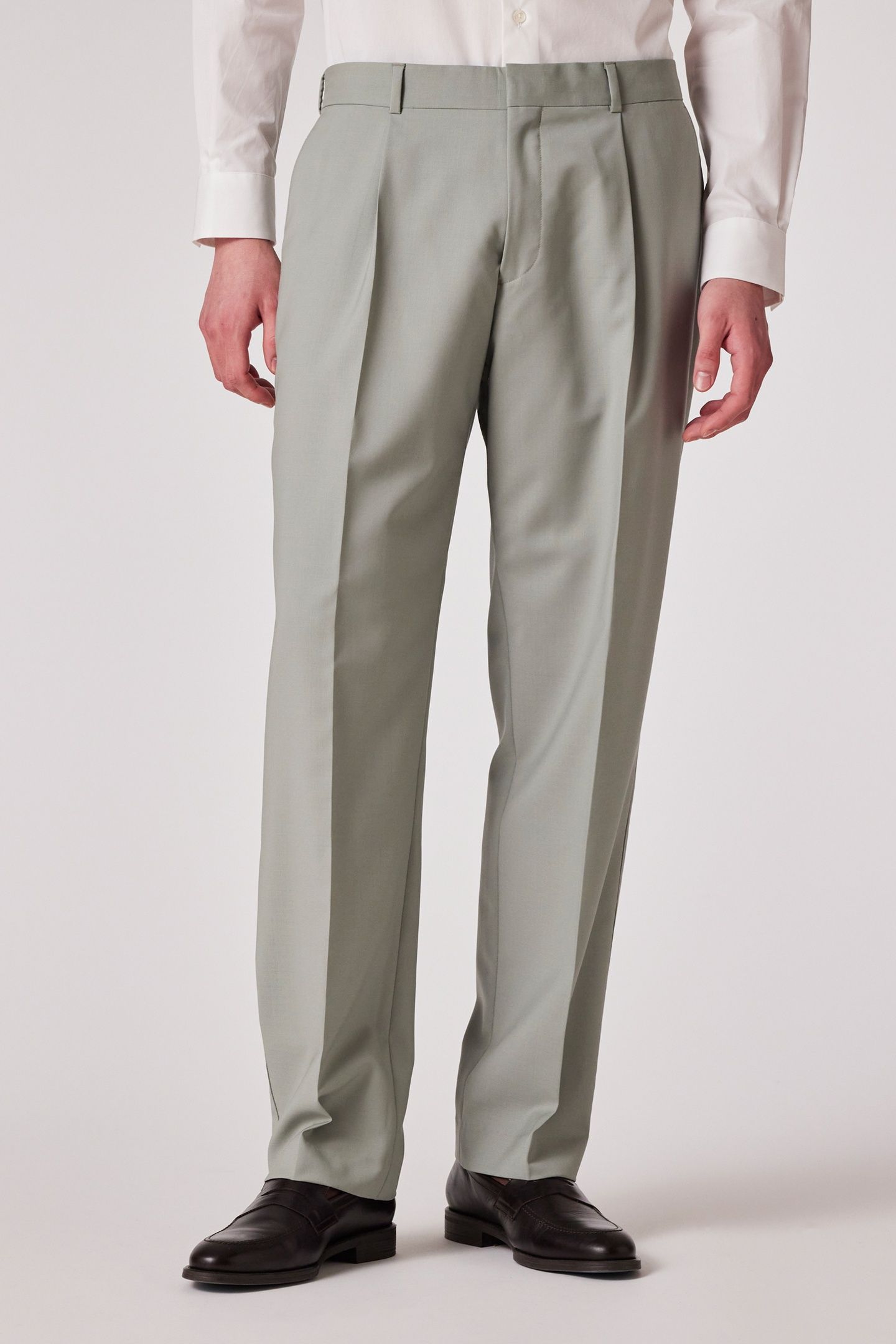 MENS TROUSER LT GREYISH GREEN 5
