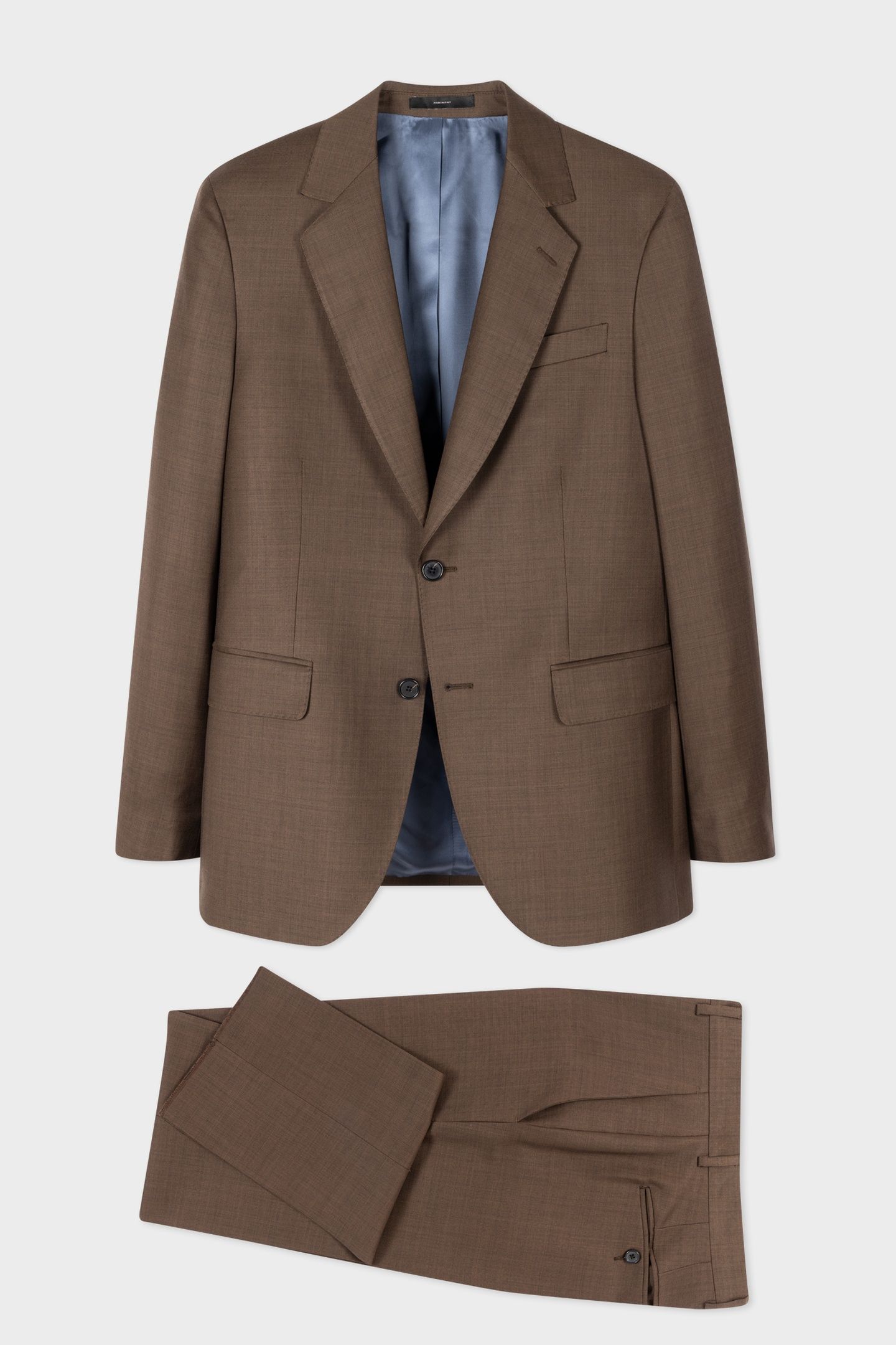 MENS 2 BUTTON SUIT MUD 6