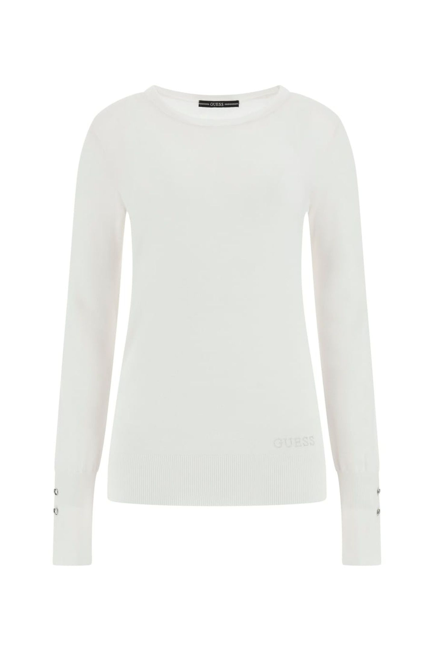 ELINOR RN LS SWTR CREAM WHITE 4
