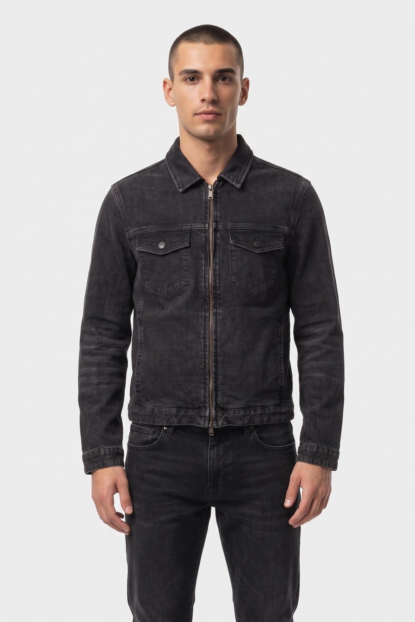 BENNY JACKET-MODERN TRUCK BLACK SAND 1