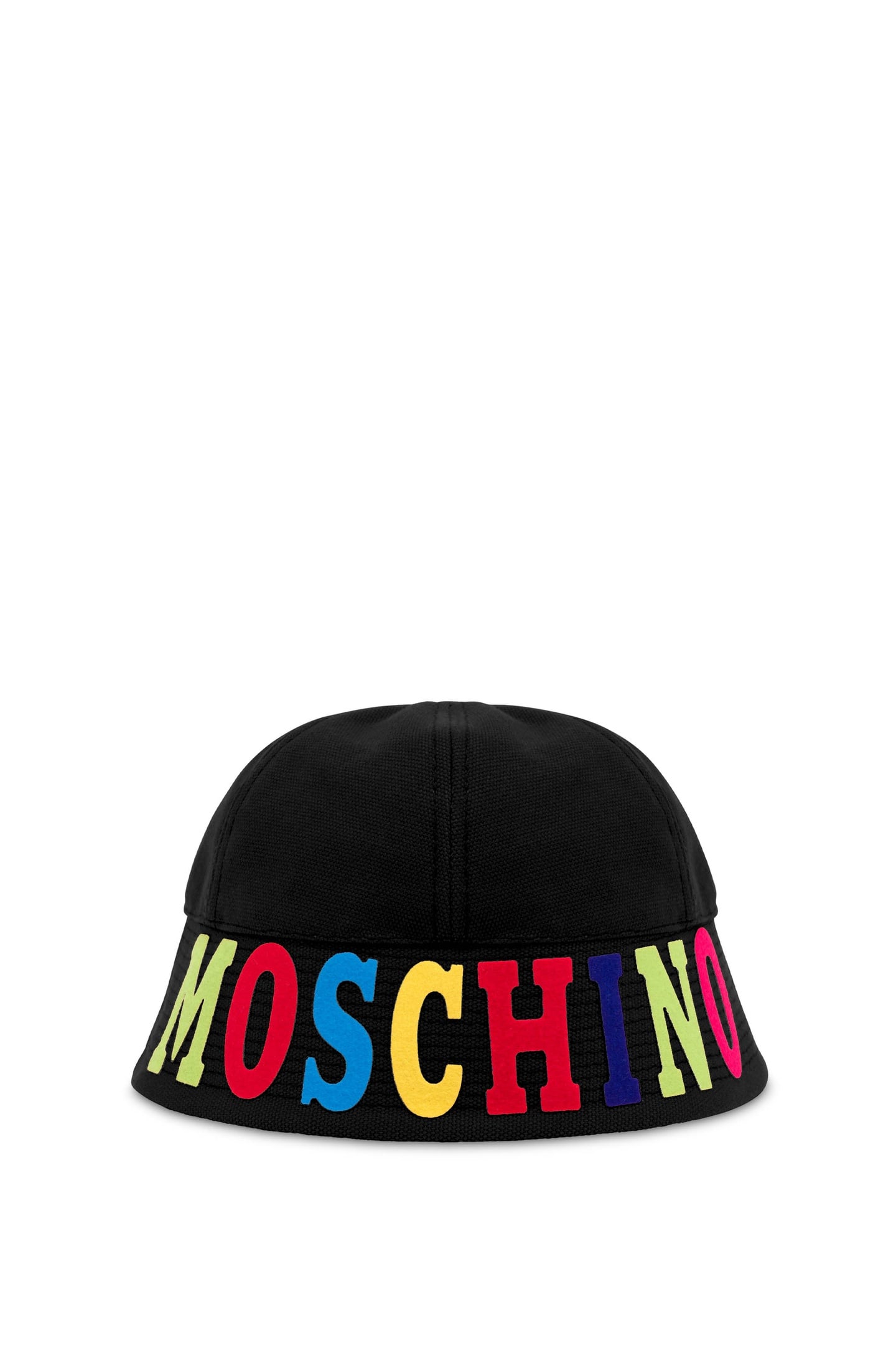MULTICOLOR LOGO CANVAS HAT BLACK 1