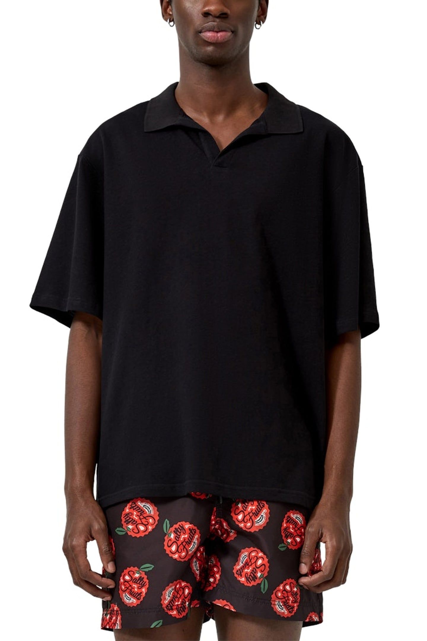 S.OLIVER-QS POLOSHIRTS BLACK 1