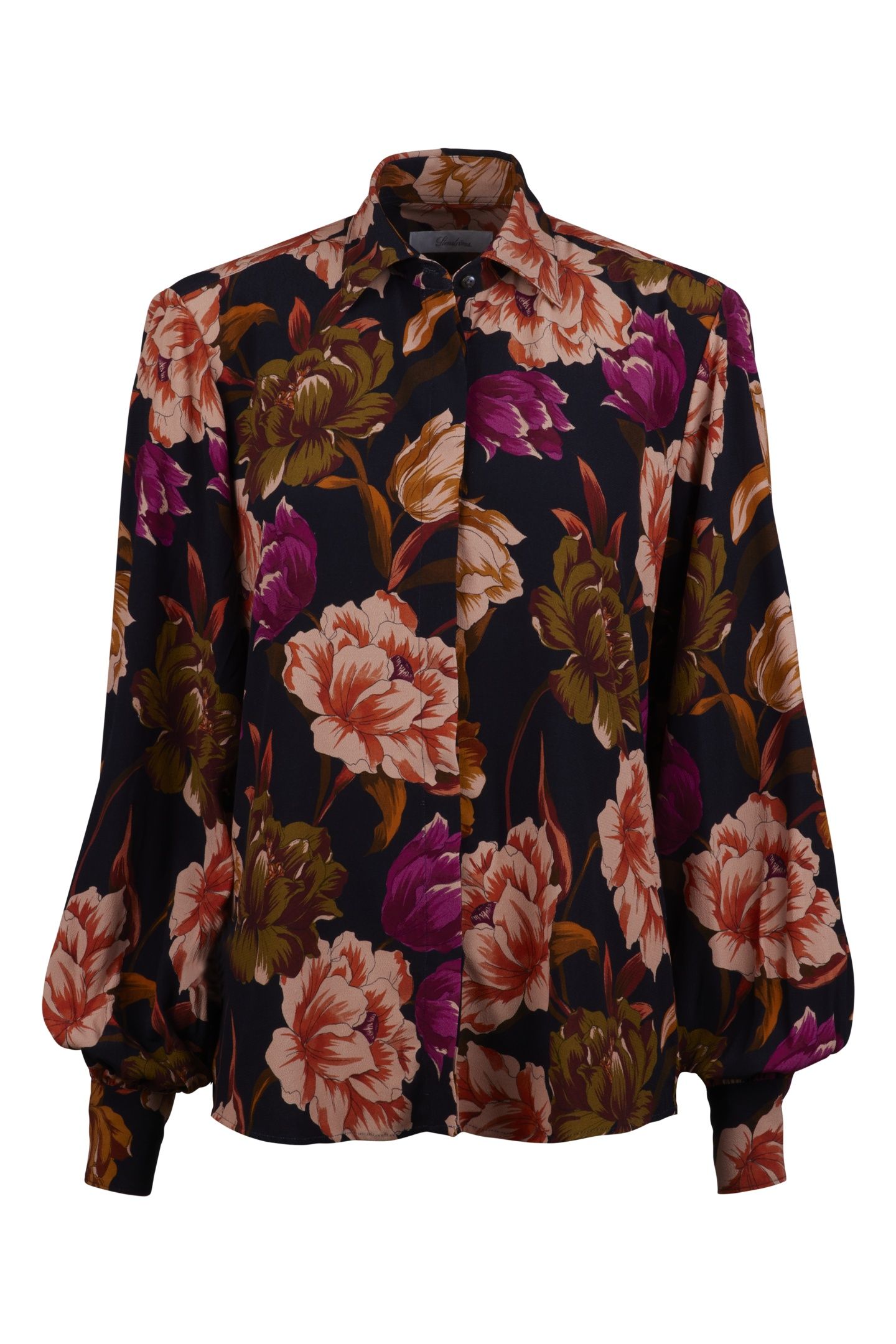 FIDELI SHIRT BLACK PATTERN 1