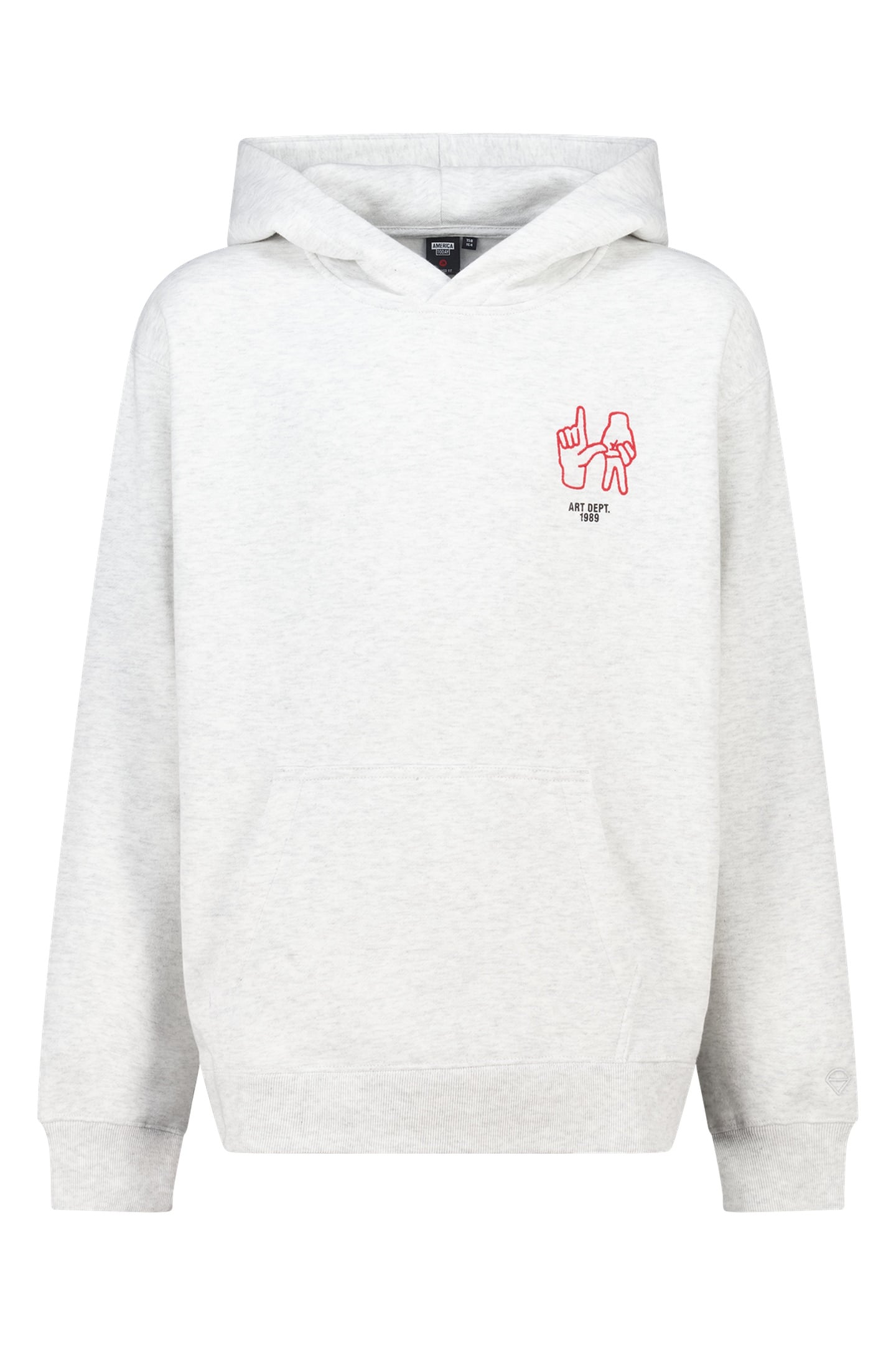 SANDER HOOD JR LIGHT GREY MELANGE 3