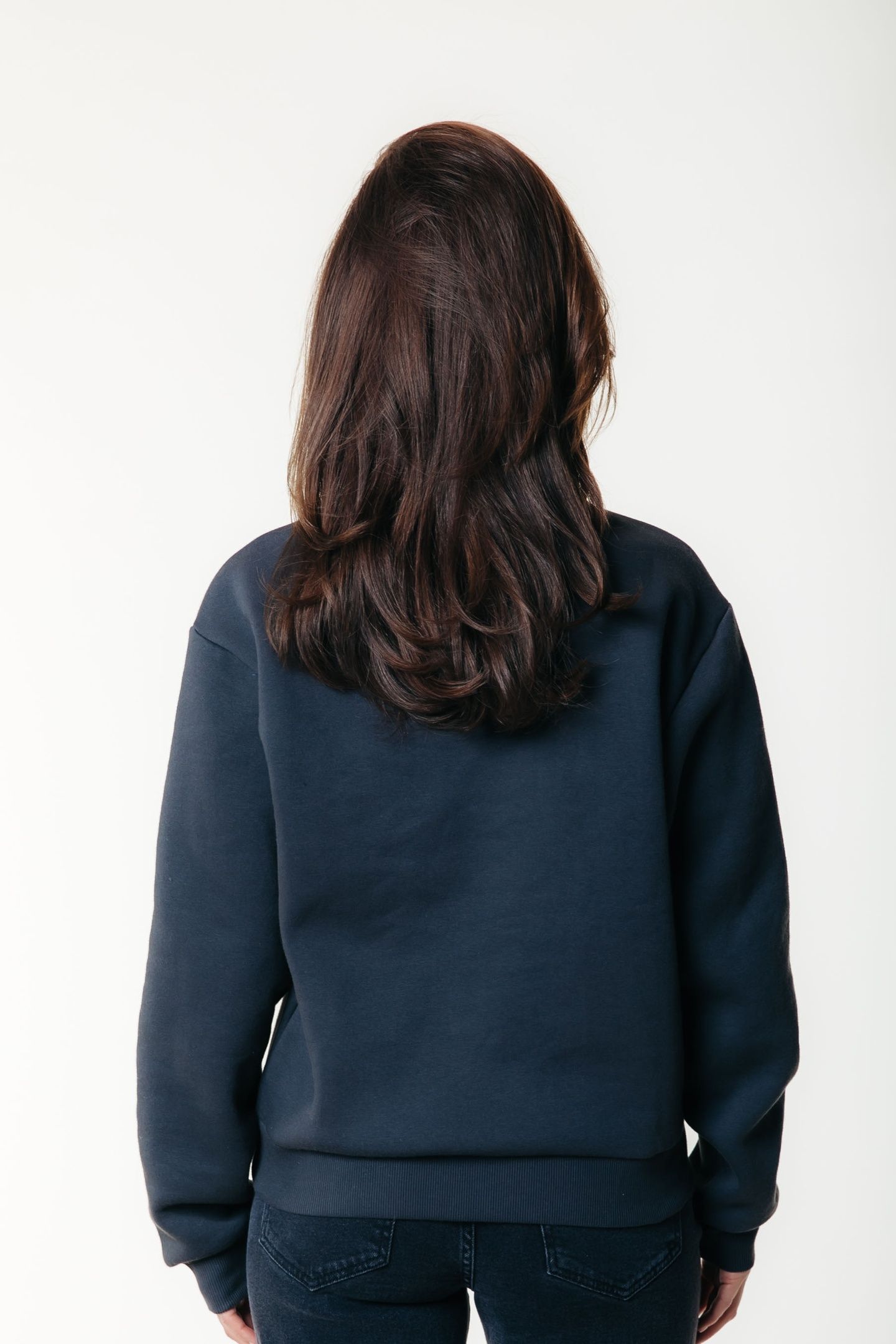 COLLAGE RELAXED SWEAT OFF BLACK / WASHED BLACK 2