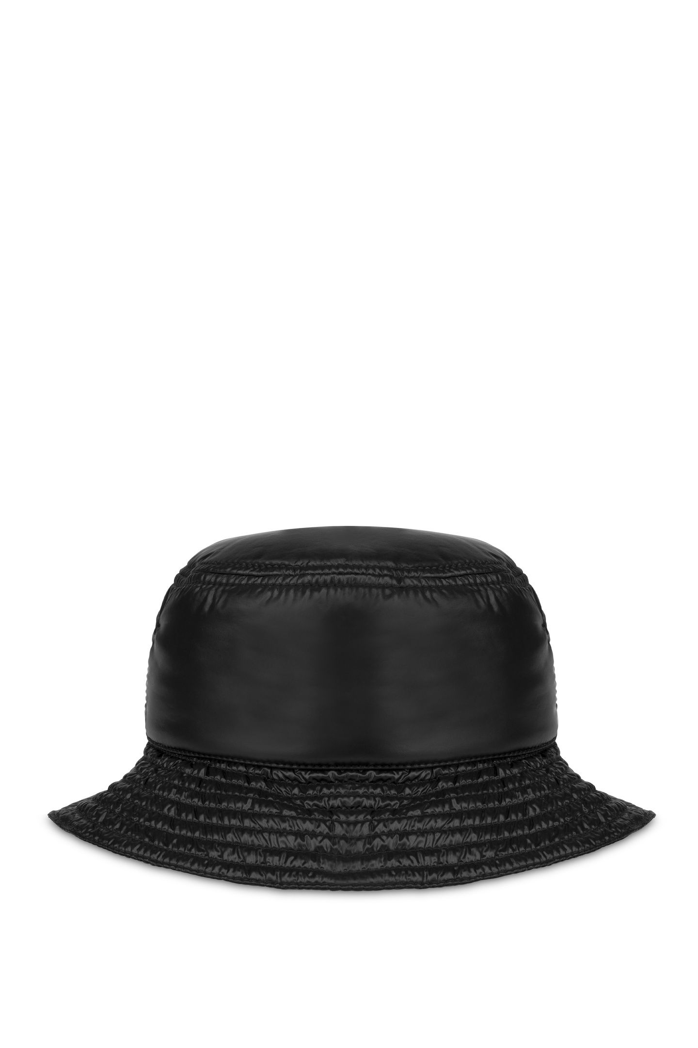 DOUBLE SMILEY® NYLON BUCKET HAT BLACK 2