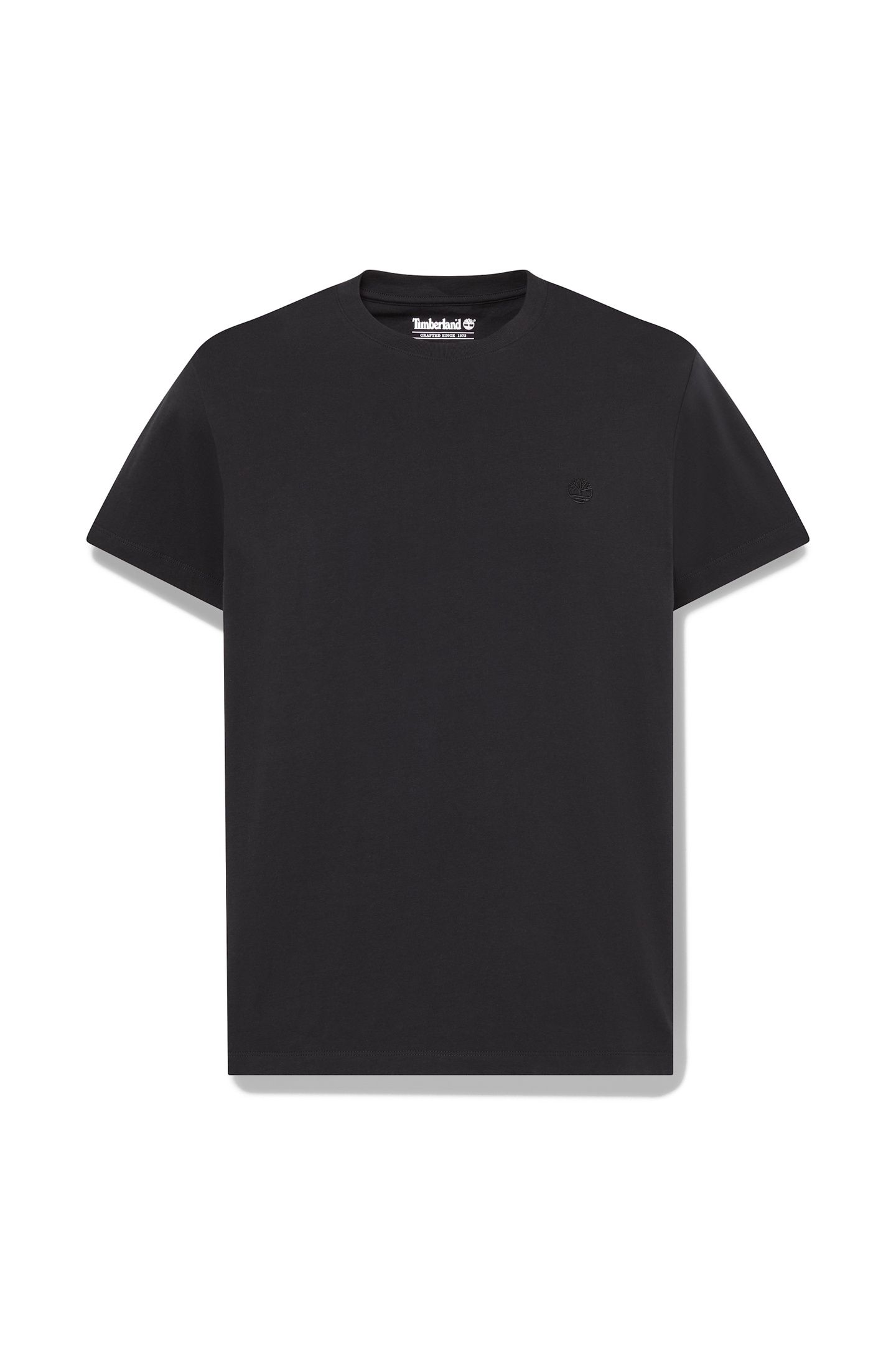 OYSTER RIVER CHEST LOGO SS TEE SLIM BLACK 3