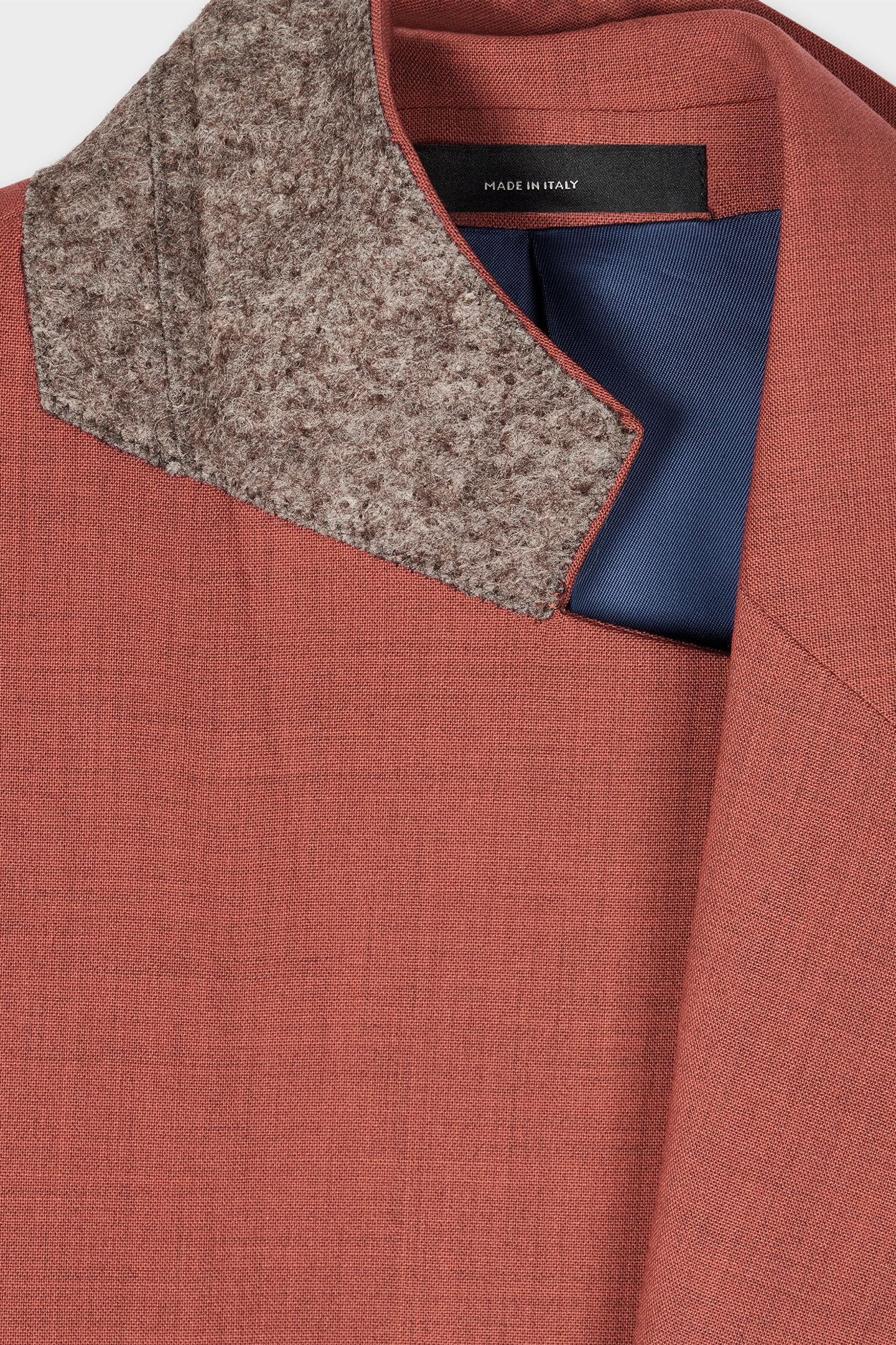 MENS TAILORED FIT 2 BUTTON JACKET DARK ORANGE 5