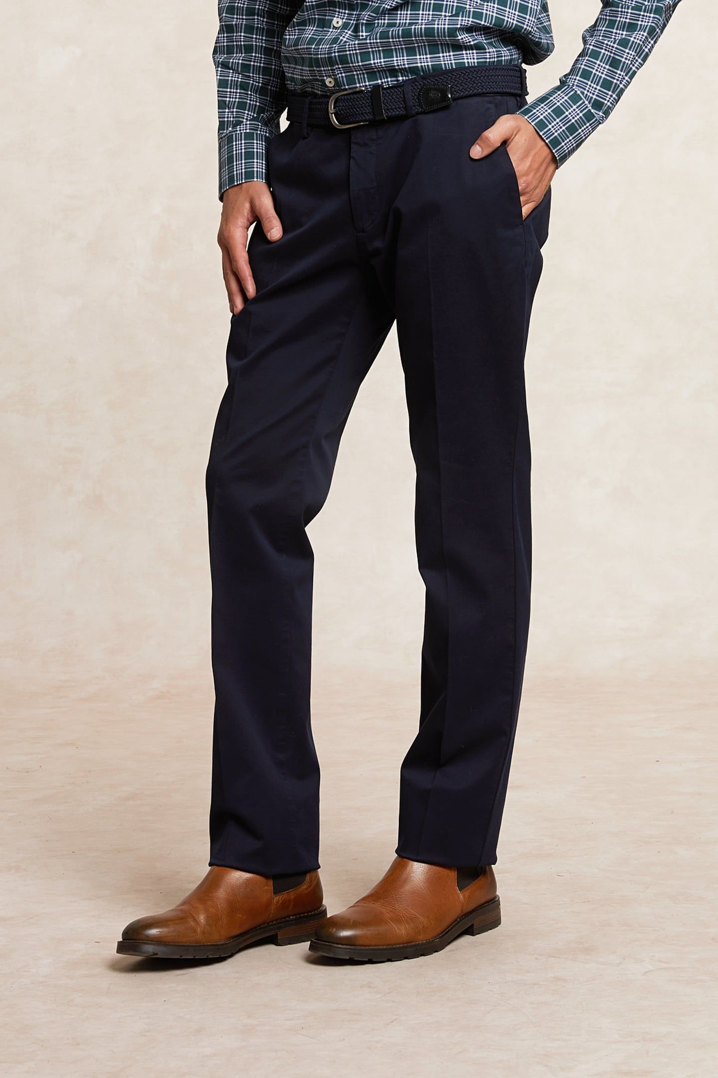 BASIC CHINO STRETCH BLUE 3