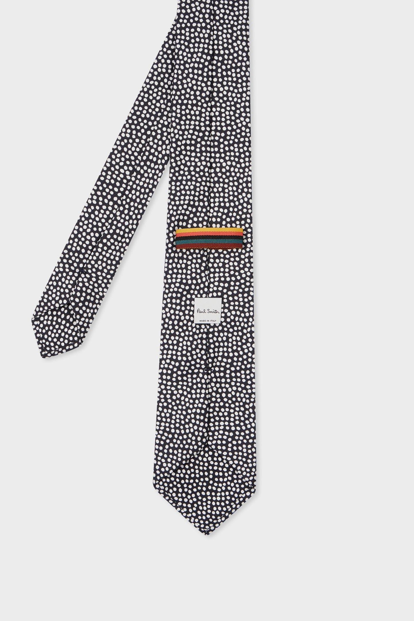 MEN TIE POLKA DOT BLACK 4