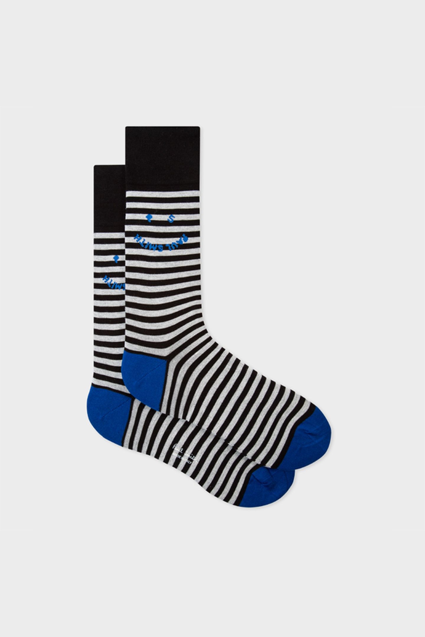 MEN SOCK HAPPY STRIPE BLACK 5